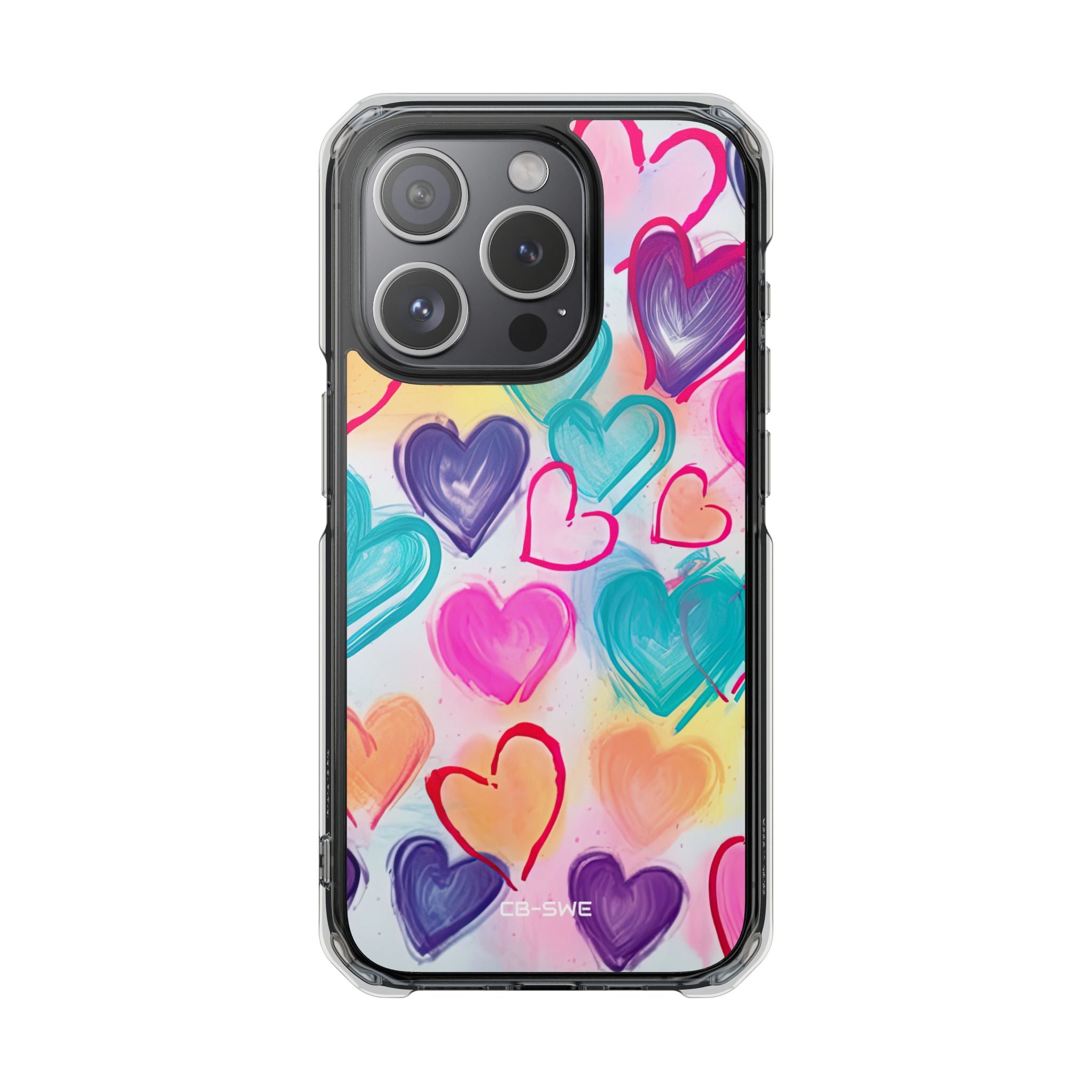 Hearts Dance Playfully iPhone Case - Impact