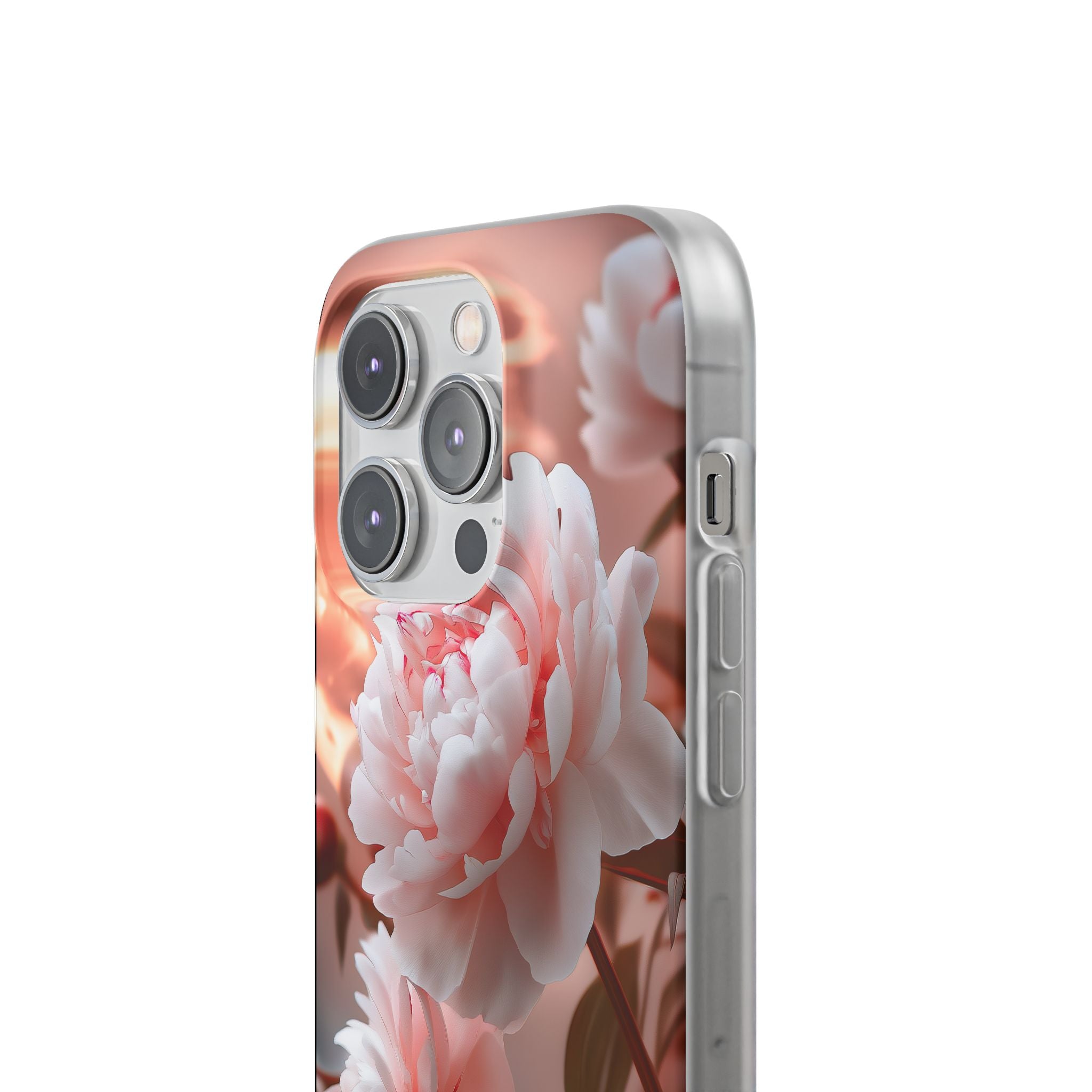 Peony Moonlight iPhone 14 Pro Case - Soft