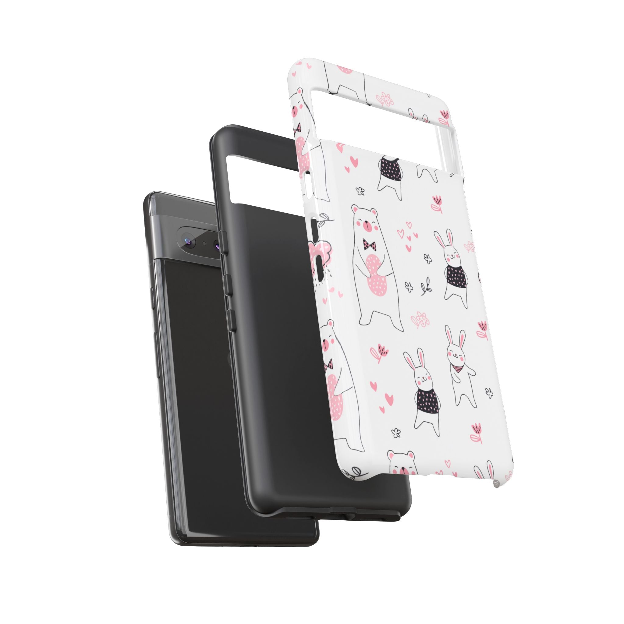 Bears Dance Playfully - Google Pixel Case