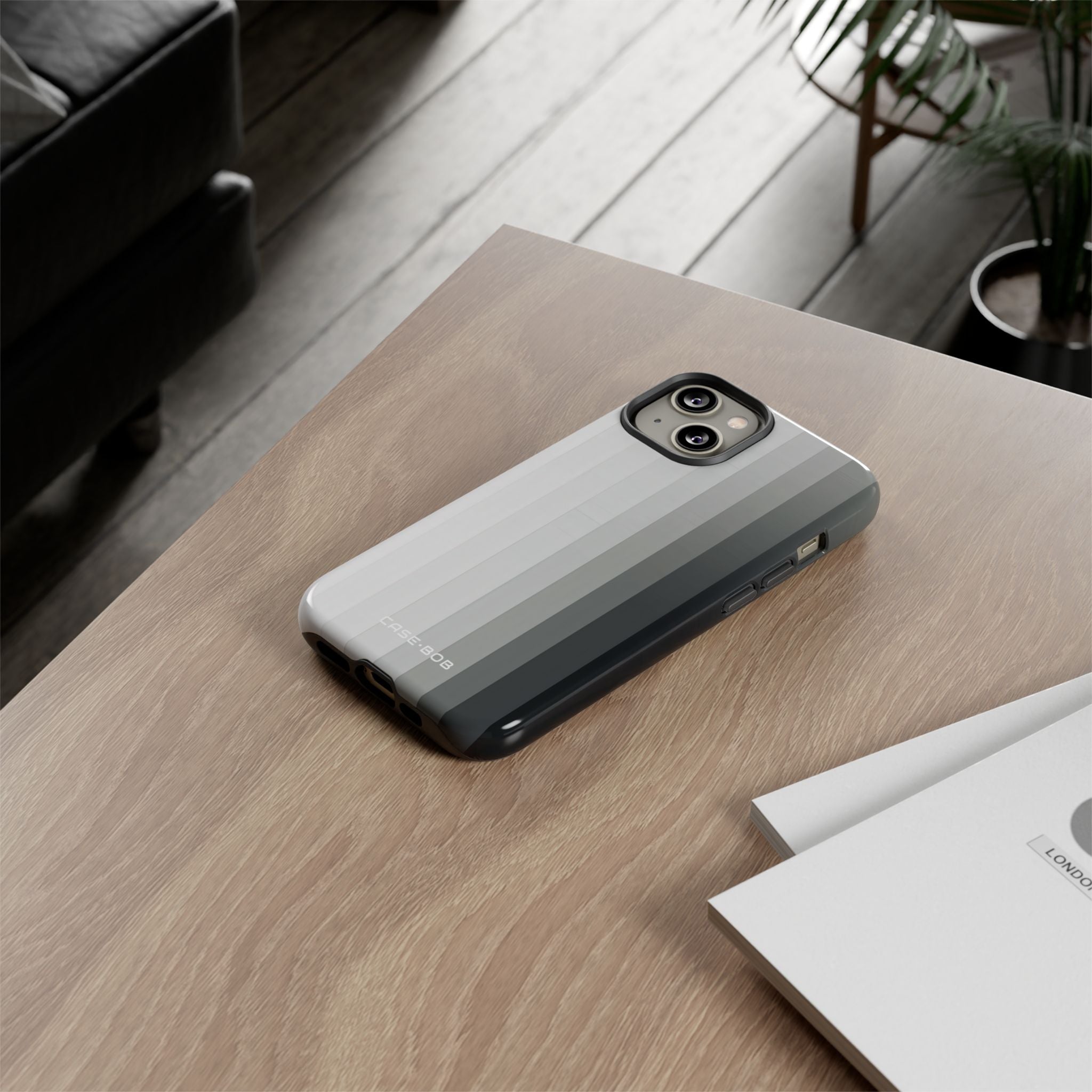 Gradient Bands iPhone 14 Case - Tough