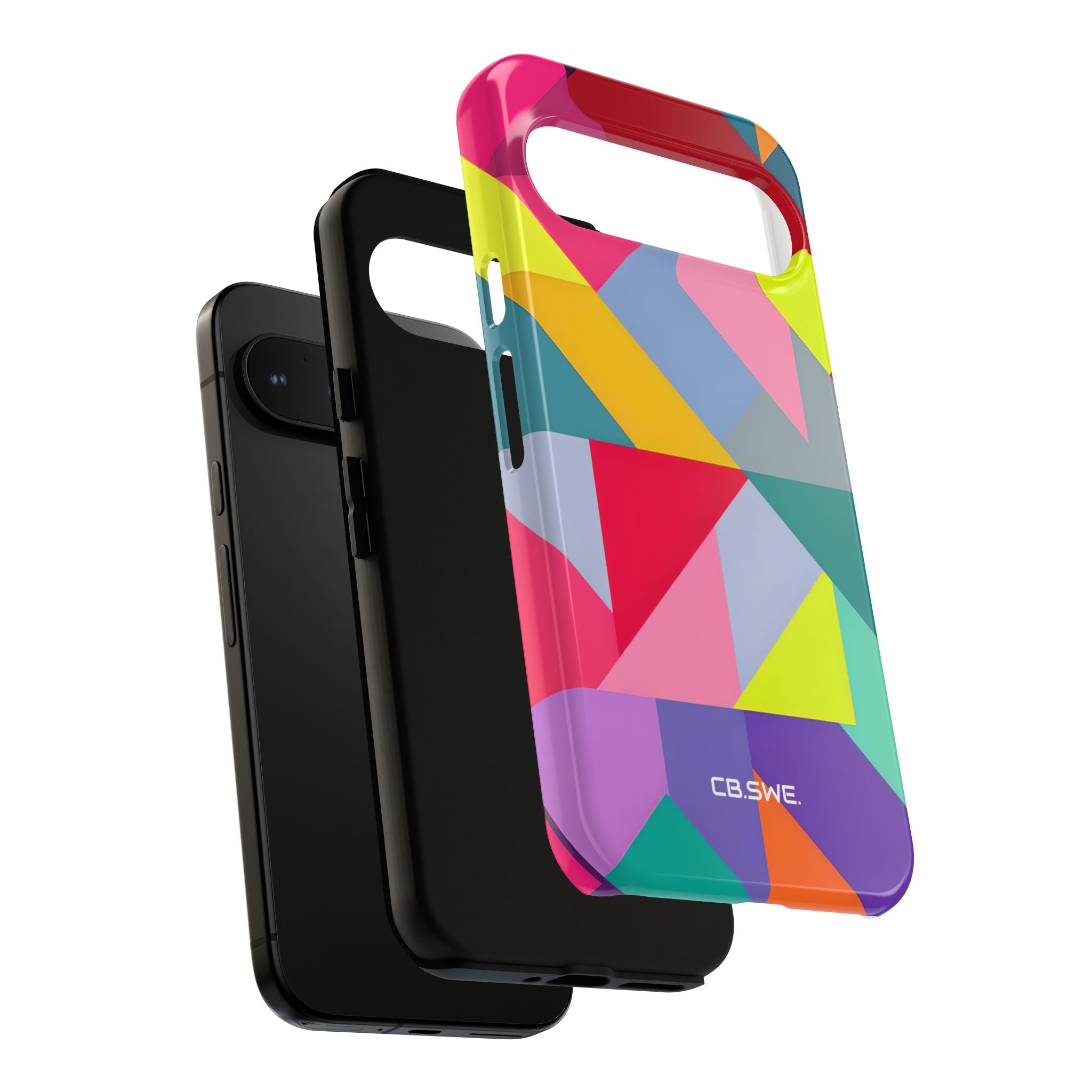 Vibrant Geometric Colorful Phone Cover Google Pixel 9 - Tough