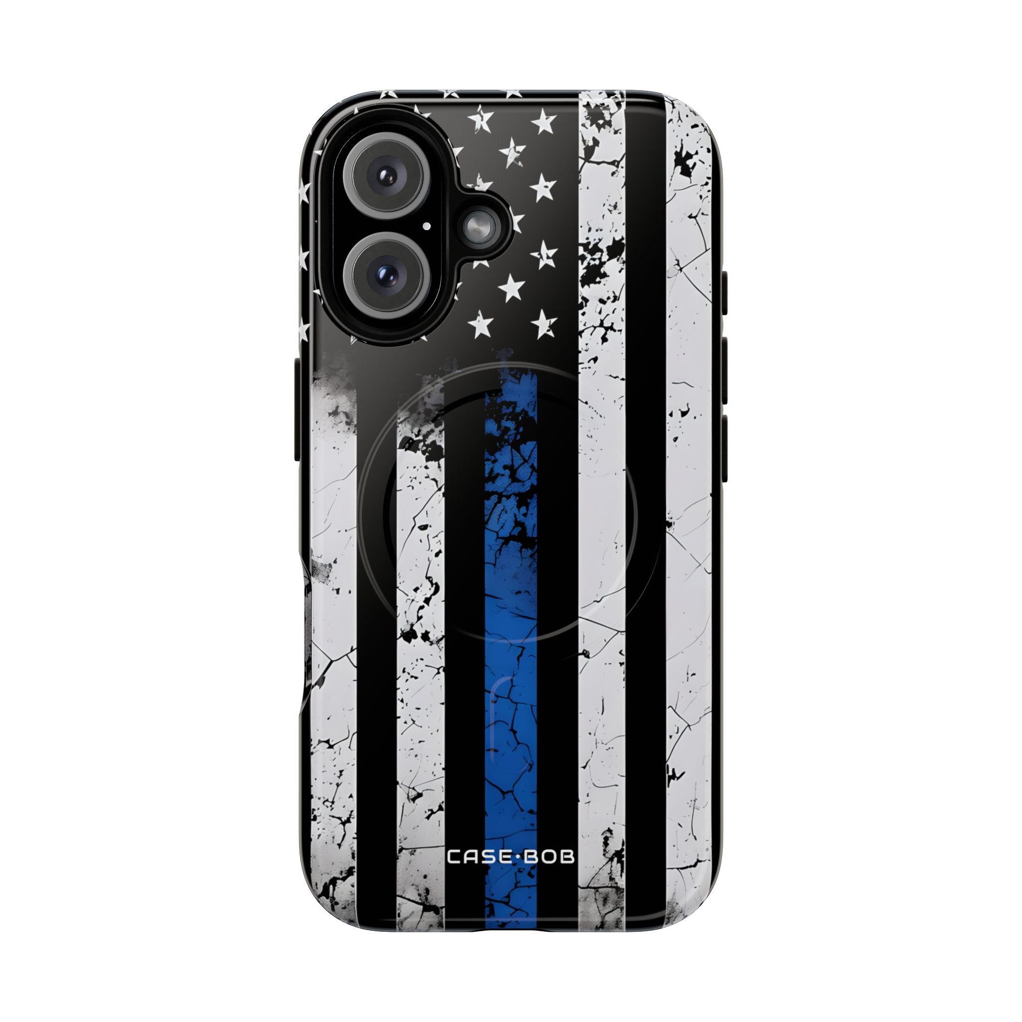 Blue Stripe Flag iPhone 16 Case - Tough+