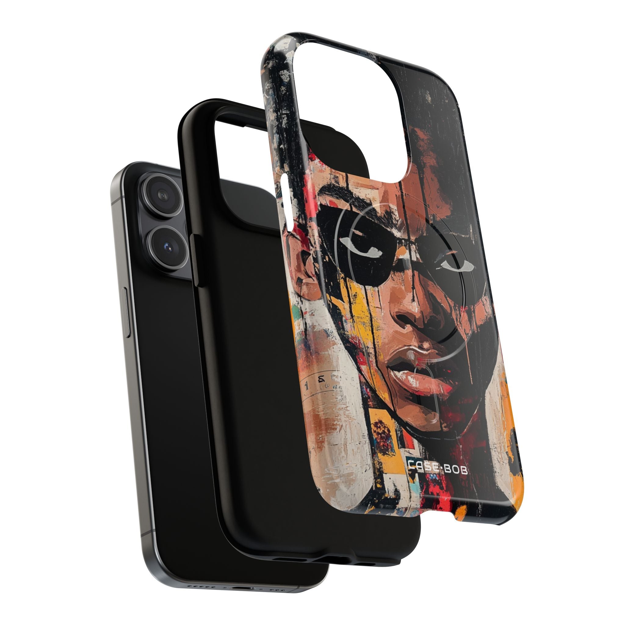 Masked Portrait Drips iPhone 15 Pro Case - Tough+