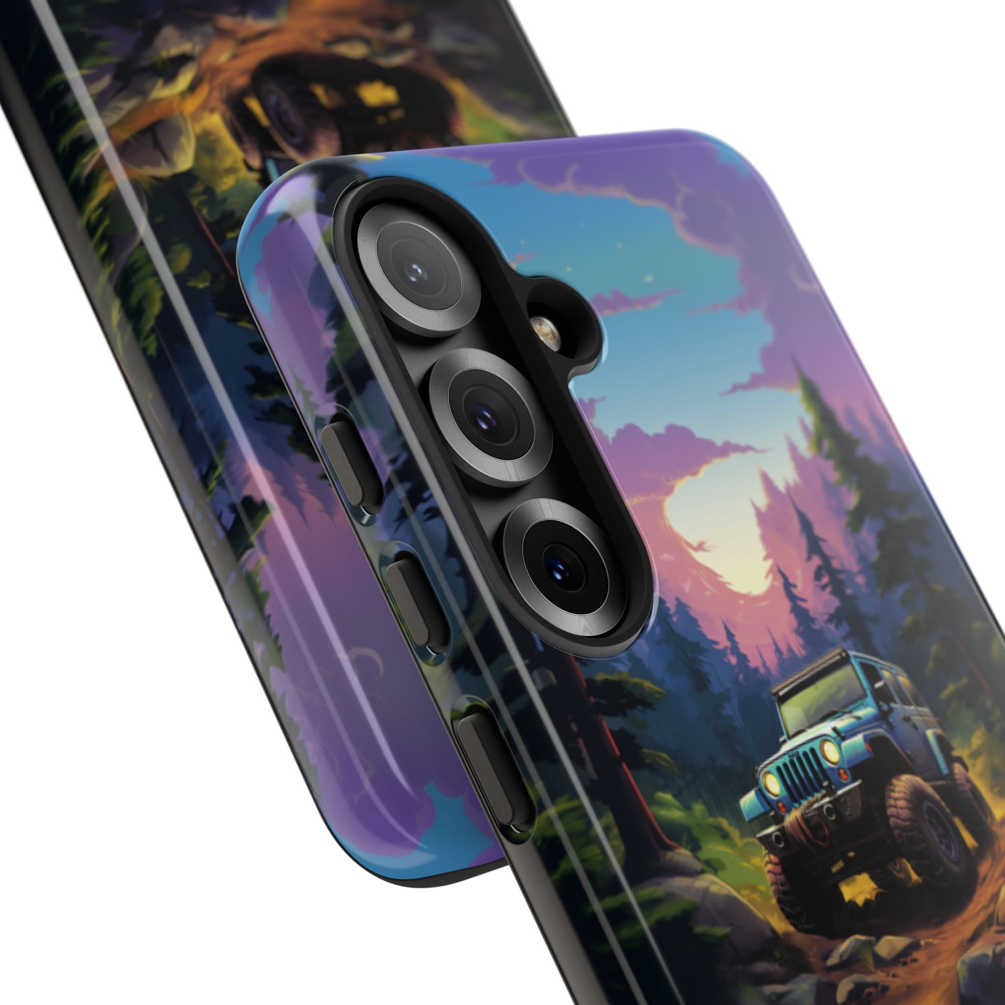 Sunset Forest Drive - Samsung Case