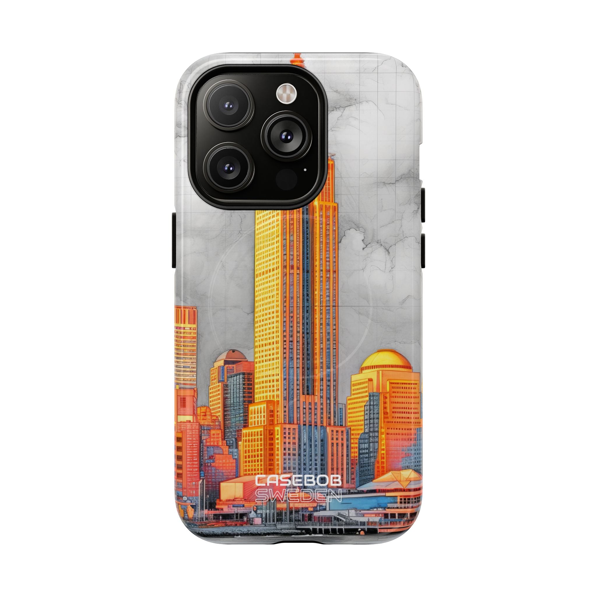 Vibrant City Skyline iPhone 14 - Tough+