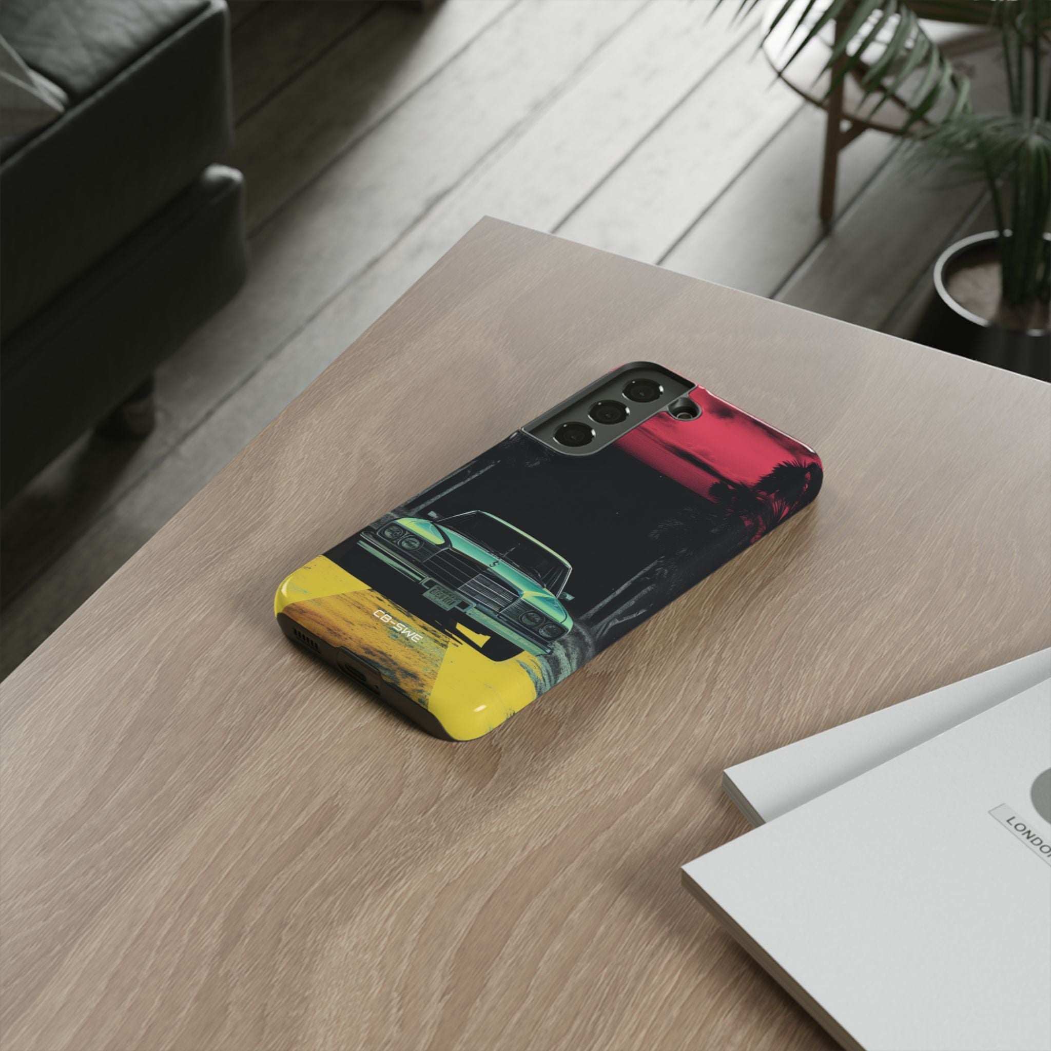 Retro Futuristic Nightscape - Samsung Case