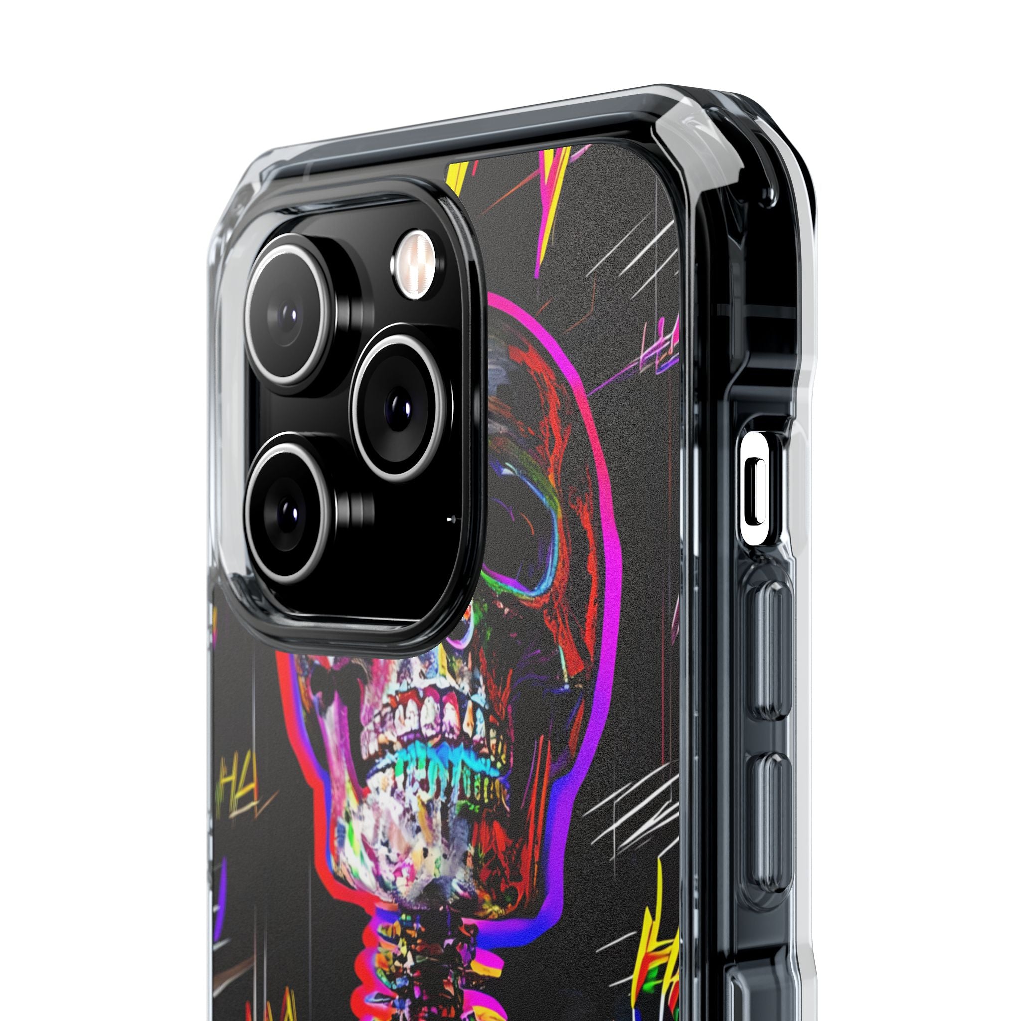 Neon Skeleton Laugh iPhone 14 Pro Case - Impact