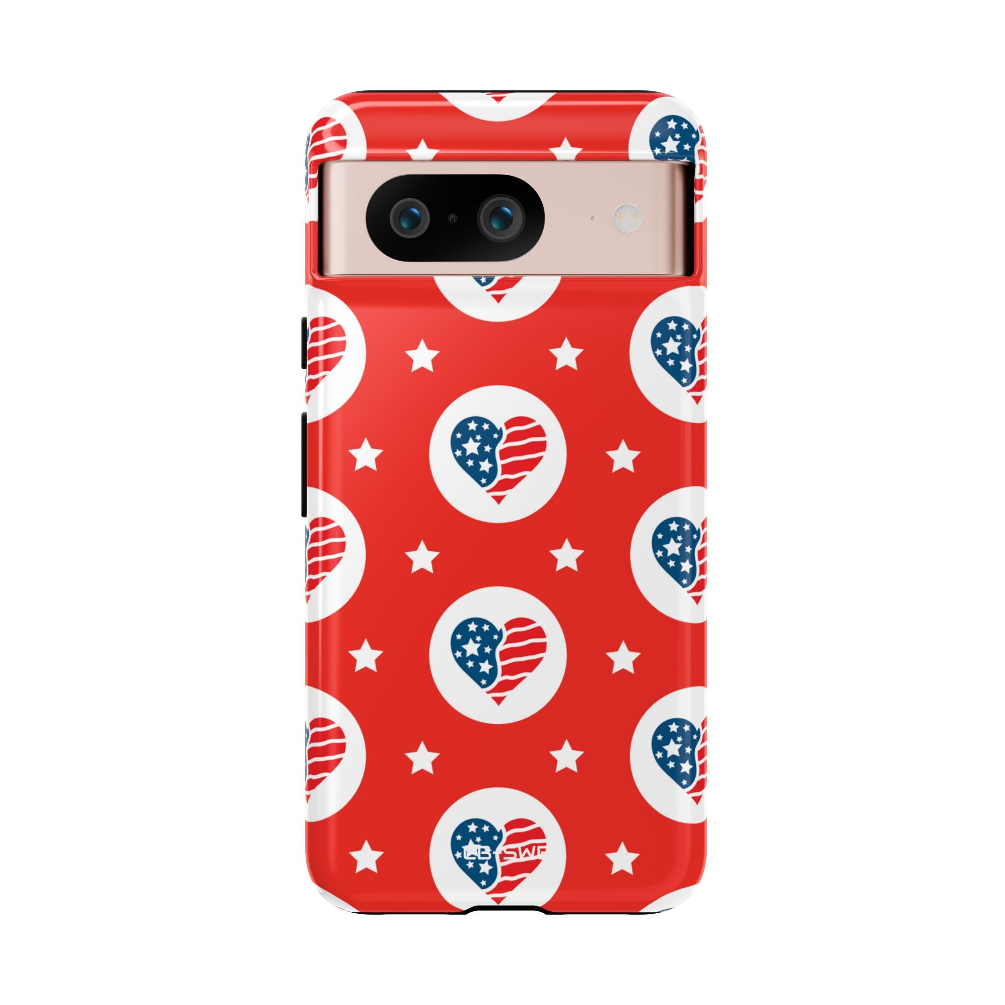Hearts Celebrate Freedom - Google Pixel Case