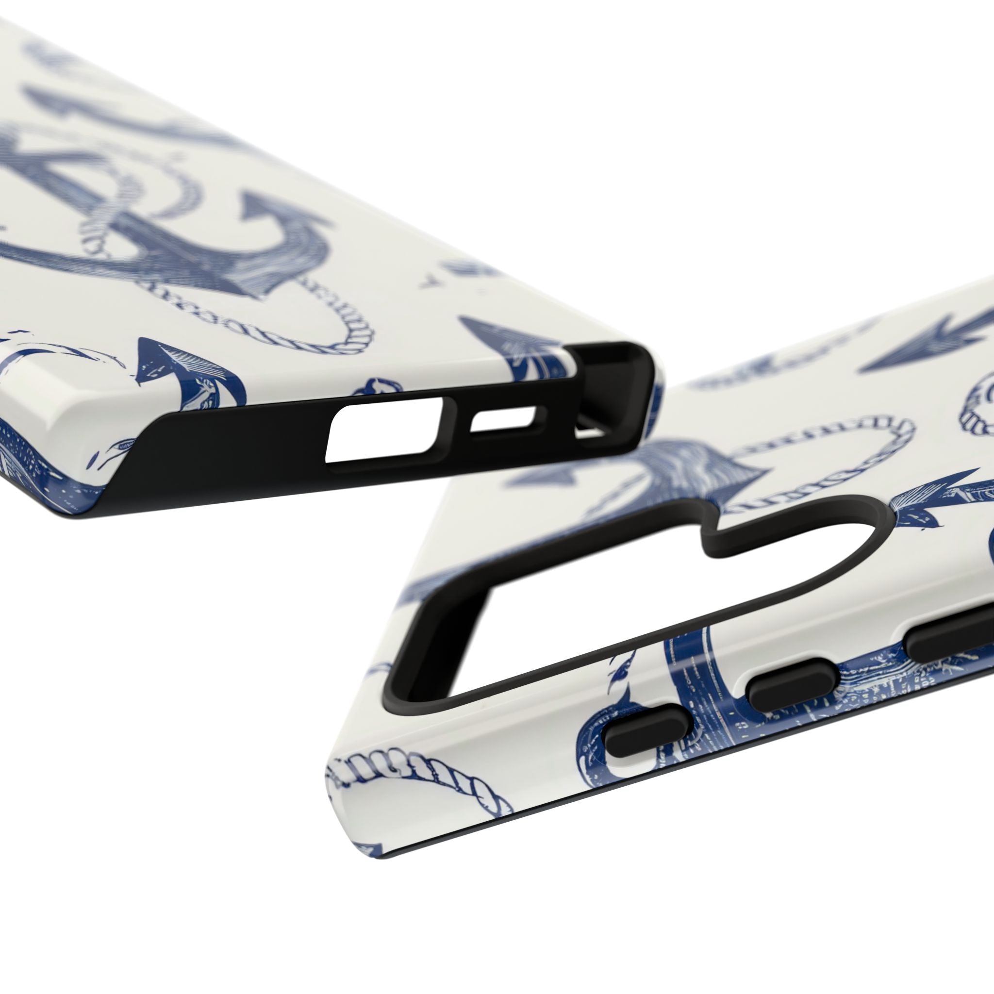 Arazzo con ancora blu navy Samsung S24 - Tough