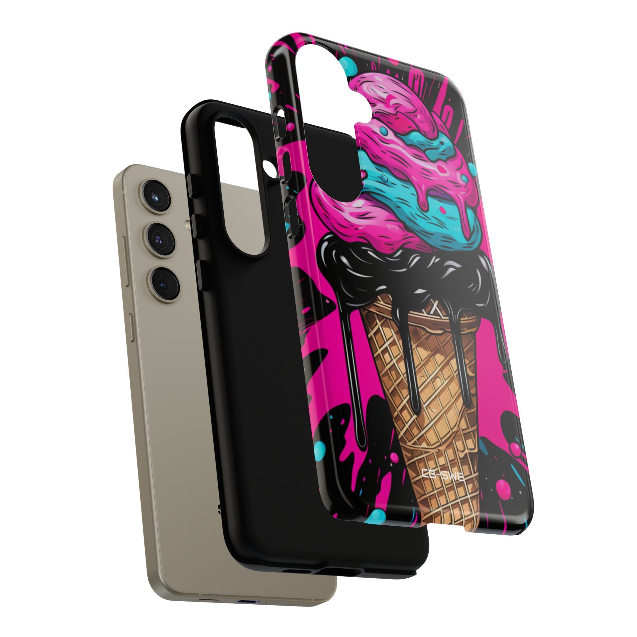Neon Ice Cream Burst - Samsung Case