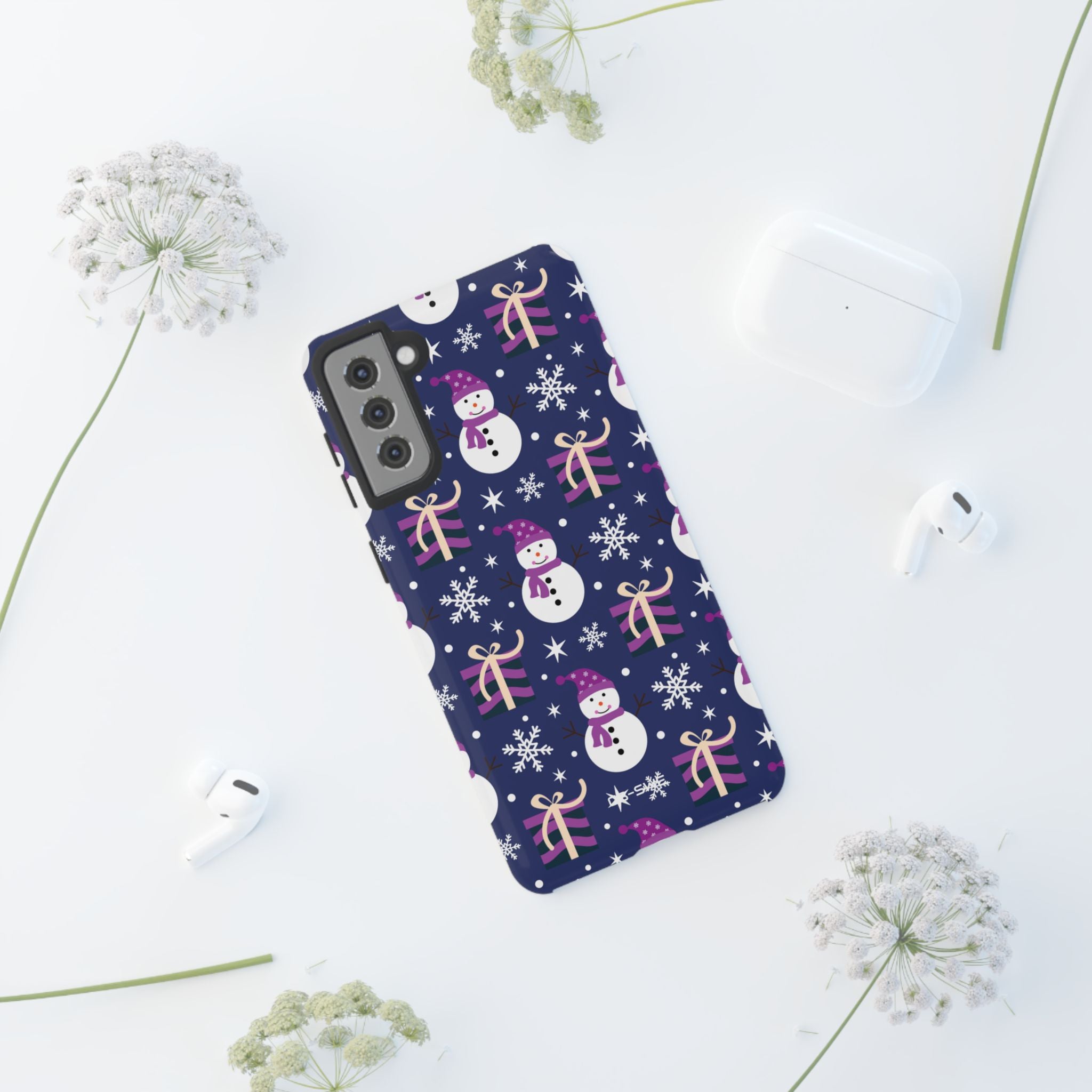 Snowmen Gift Giving - Samsung Case