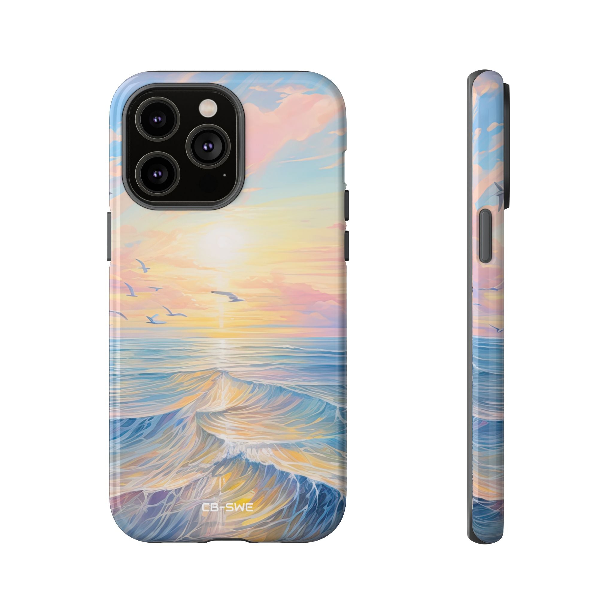 Gentle Waves Embrace - iPhone Case