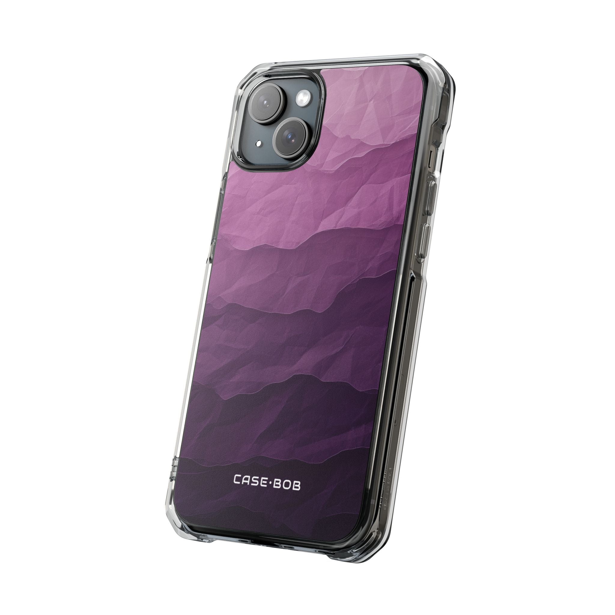 Purple Wave Layers iPhone 15 Plus Case - Impact