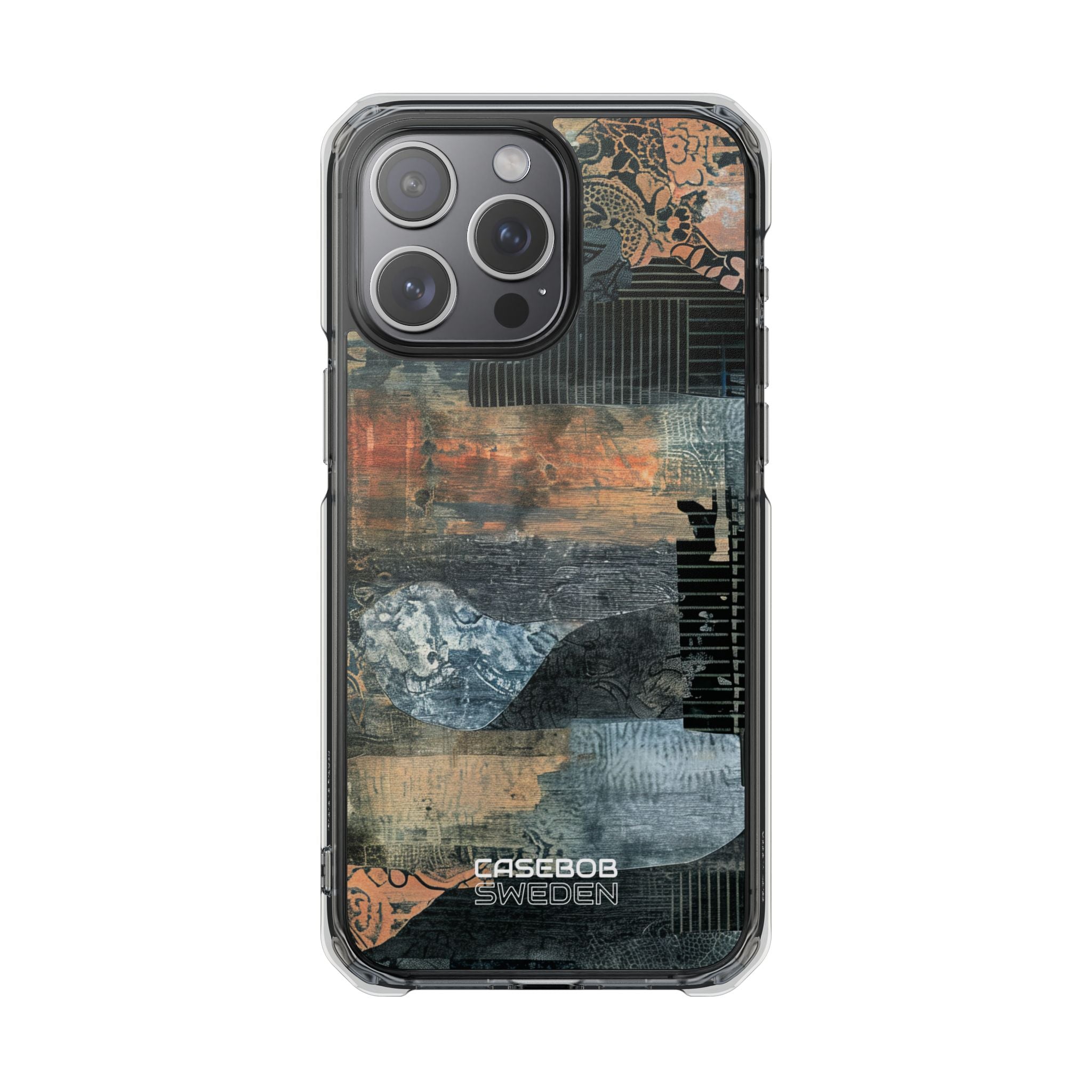 Rust Bloom Tangle iPhone 15 - Impact Clear+