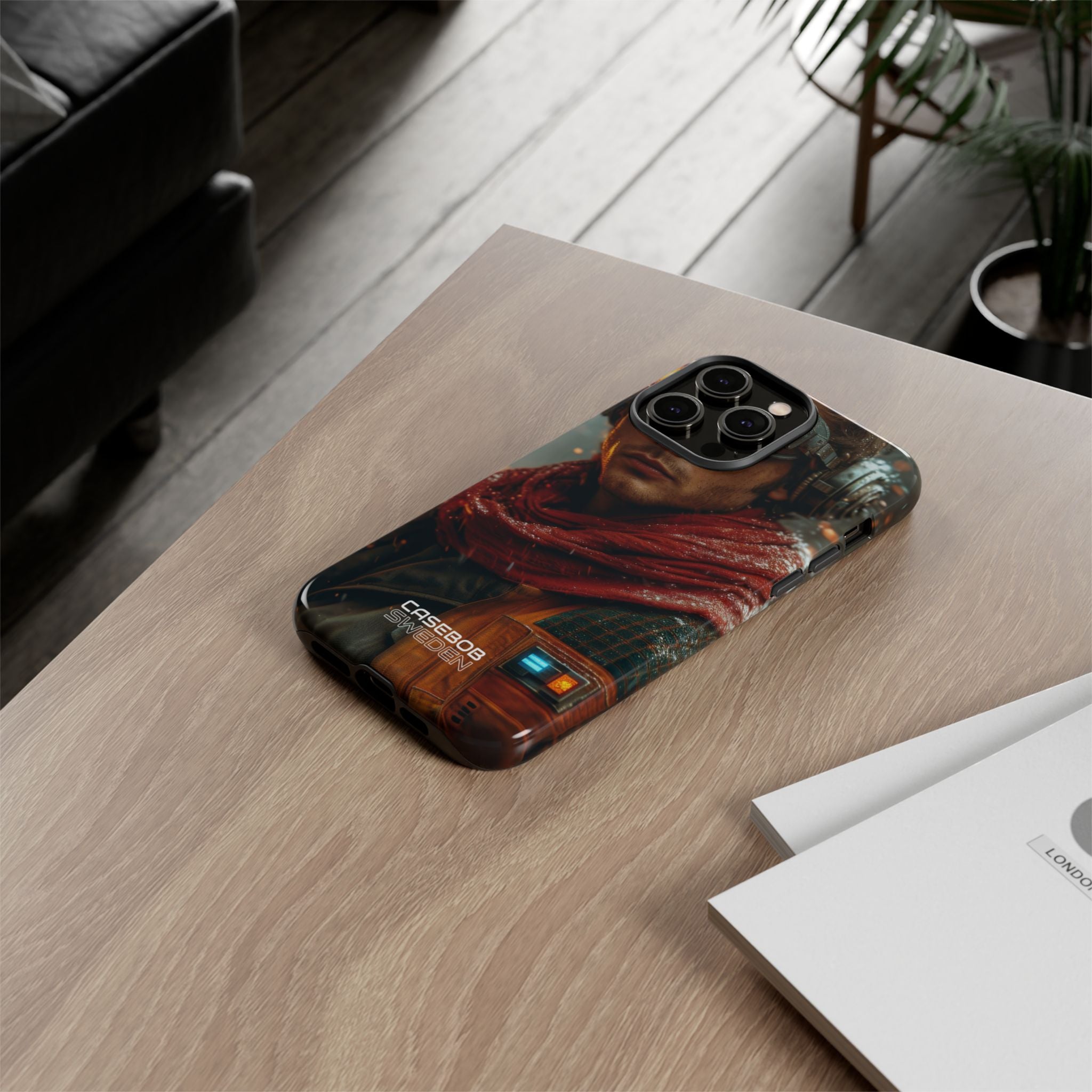 Futuristic Steampunk Explorer iPhone 14 - Tough