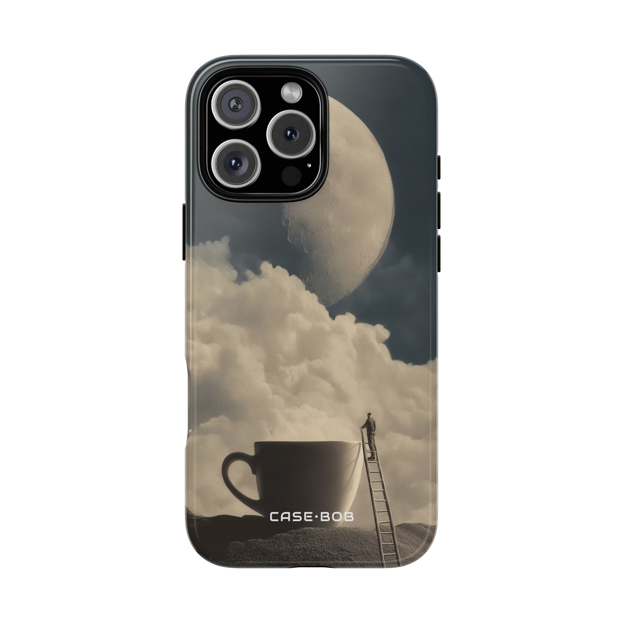 Moonlit Cup iPhone 16 Pro Max Case - Tough