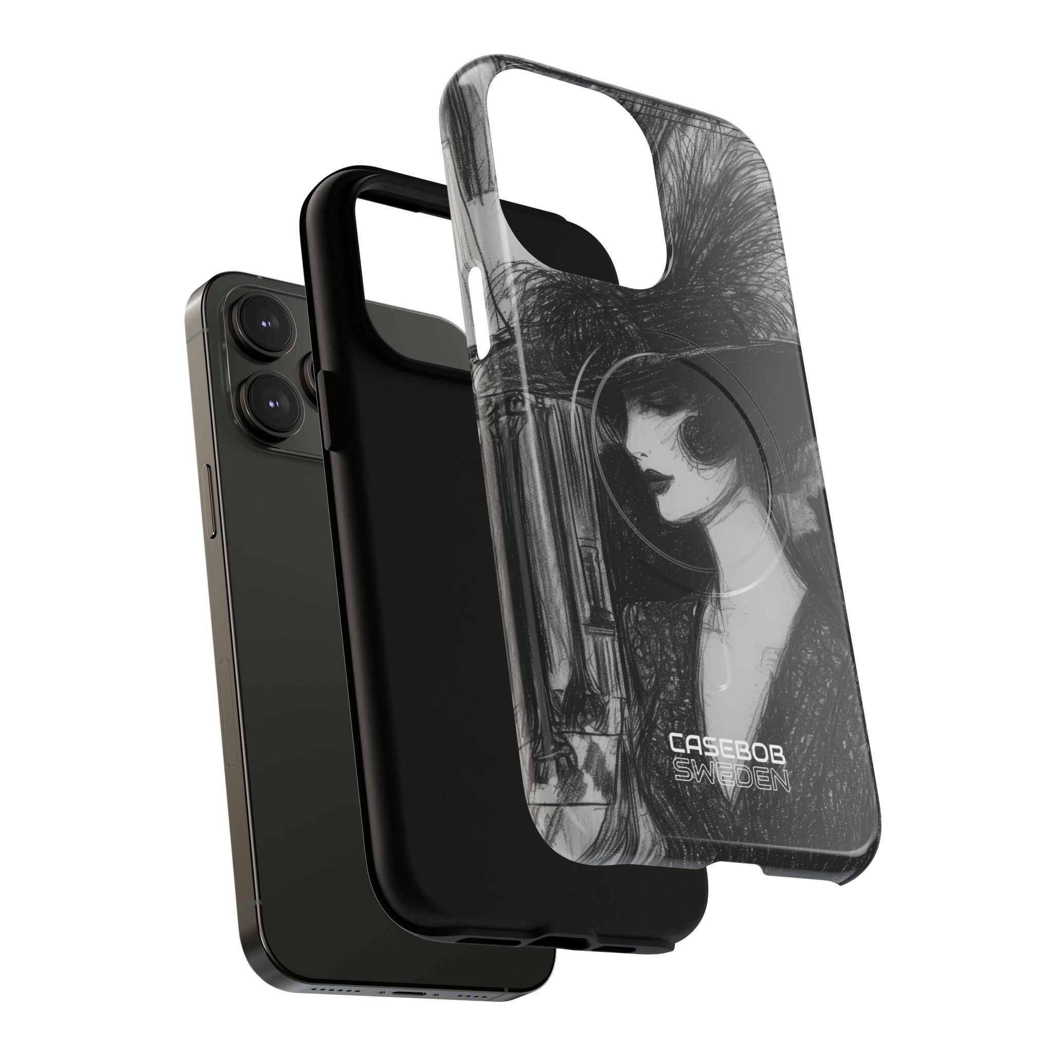 Vintage Feather Elegance iPhone 14 - Tough+
