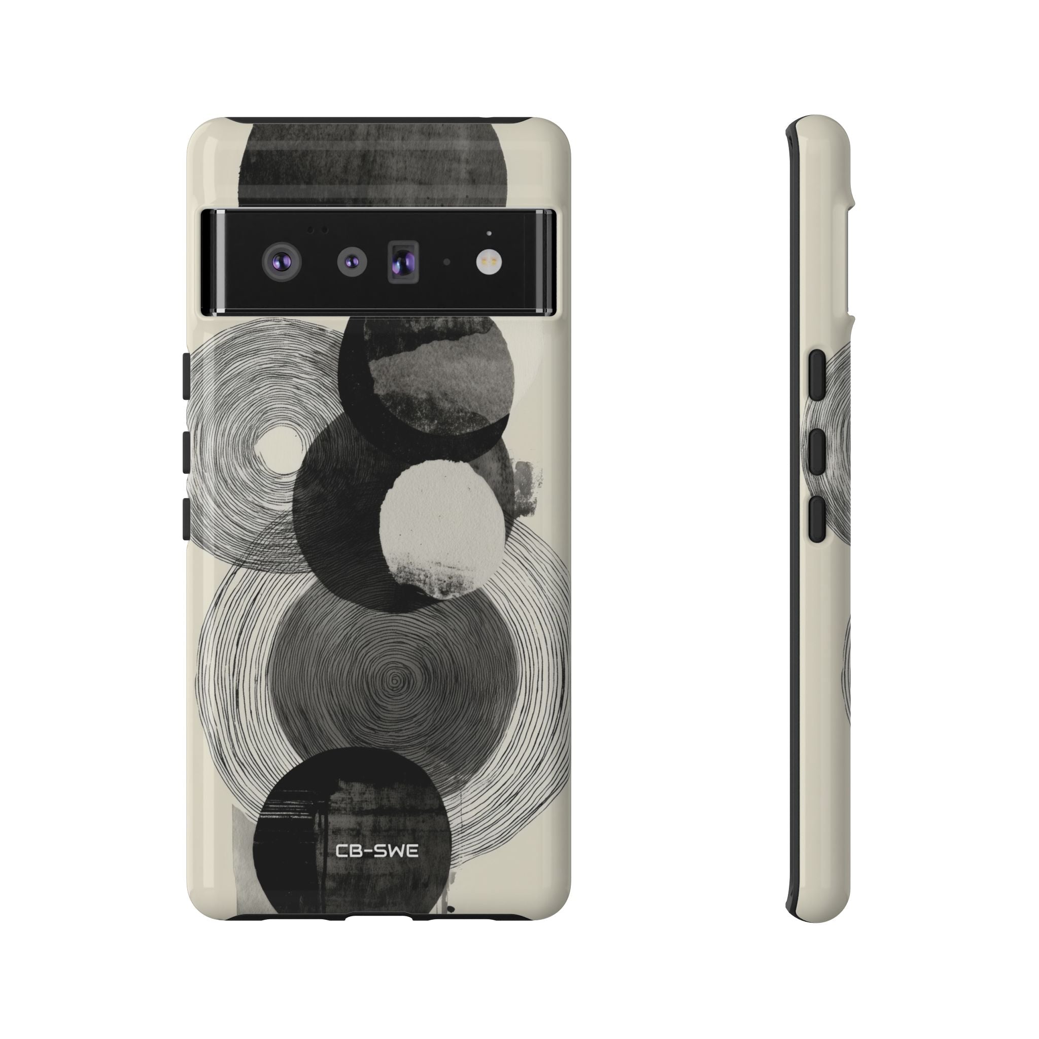 Circles Embrace Lines - Google Pixel Case