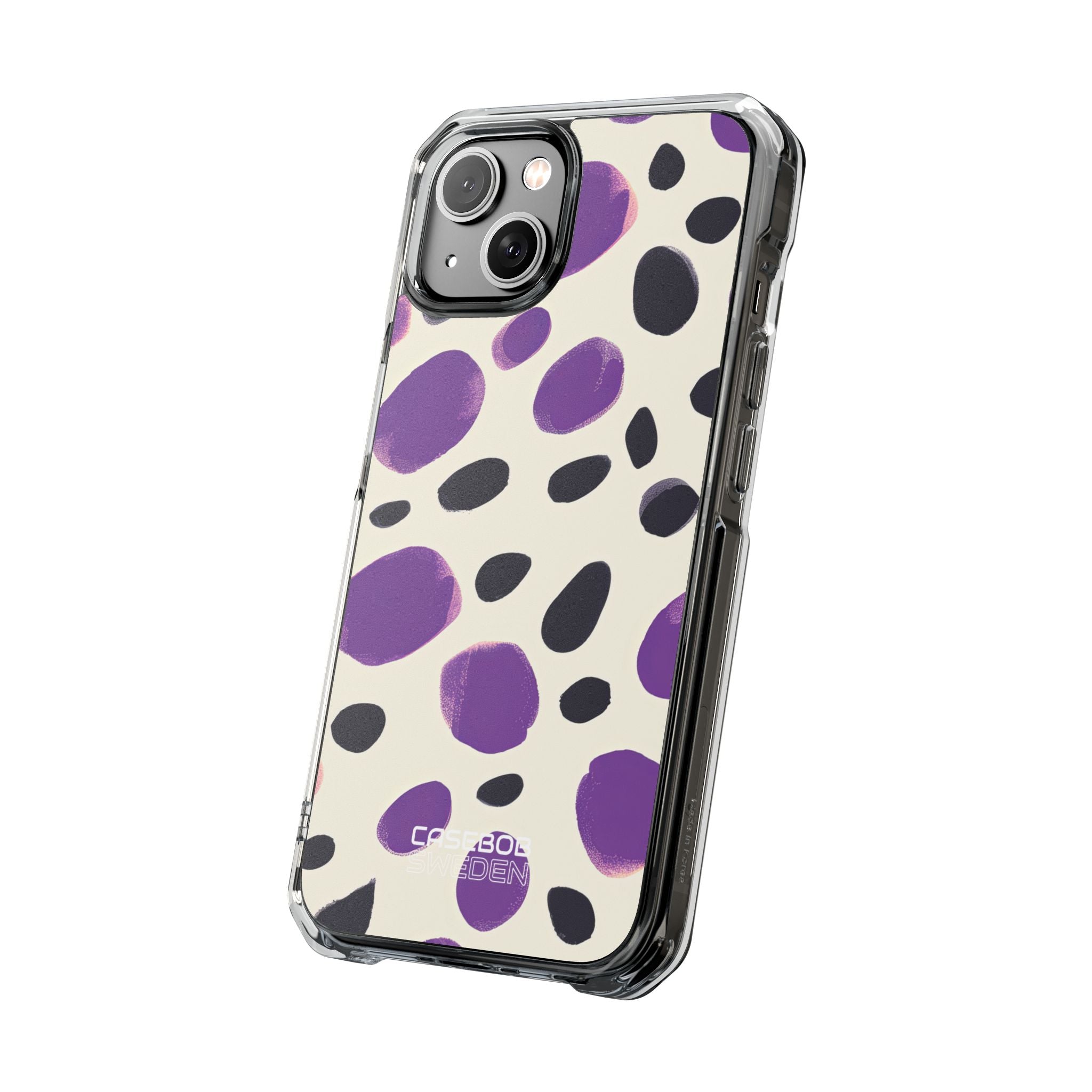 Purple Pebble Dance iPhone 14 - Impact Clear+