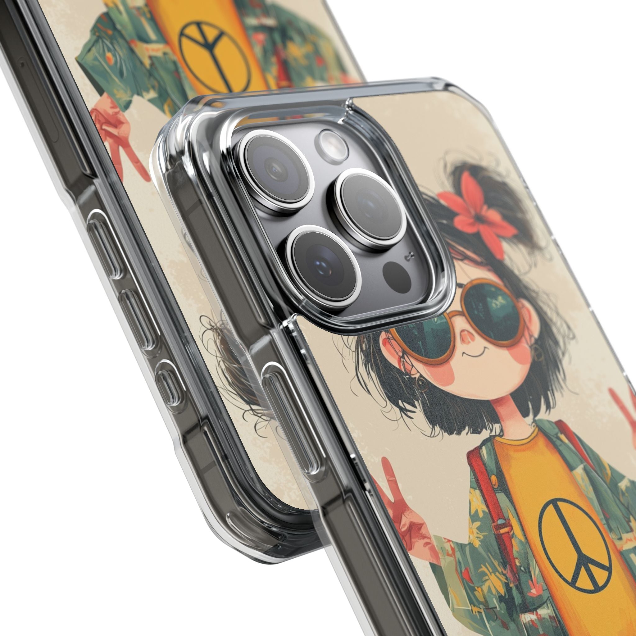 Peace Pigtails iPhone 15 Pro Max Case - Impact