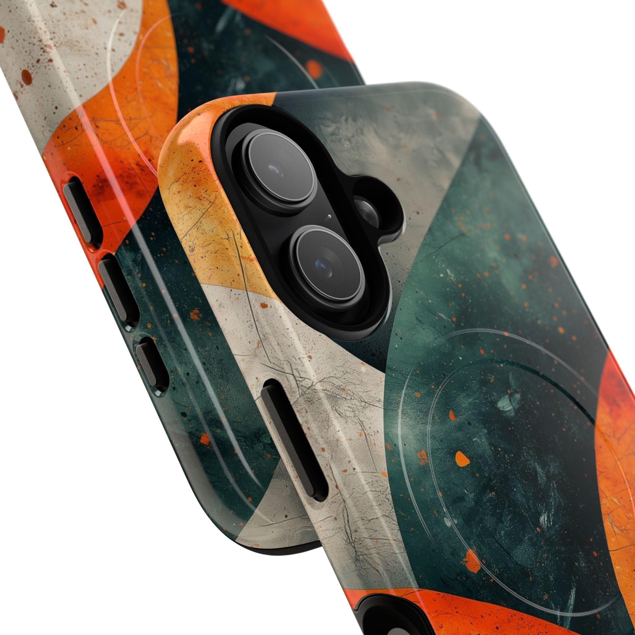 Crimson Wave iPhone 17 Case - Tough+