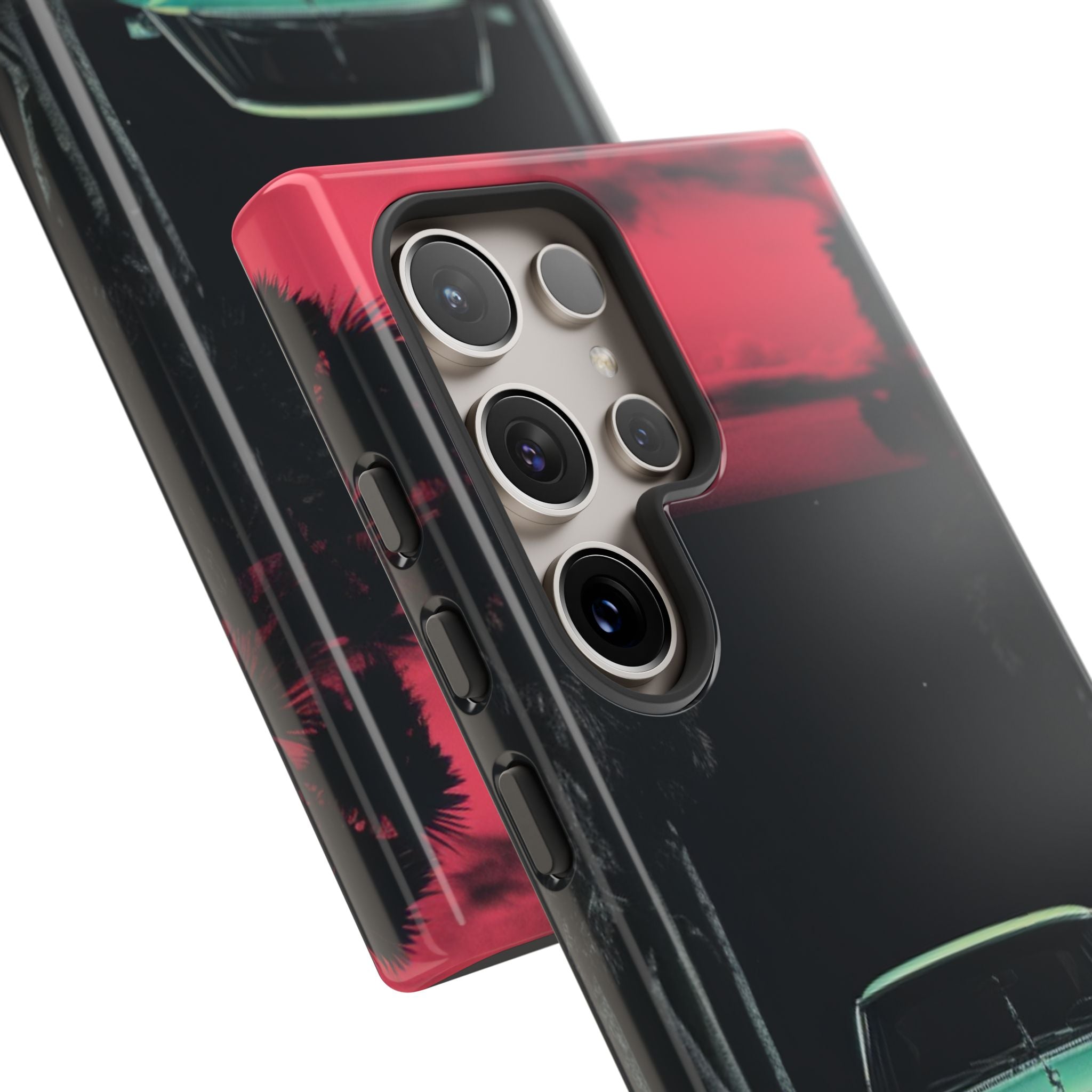 Retro Futuristic Nightscape - Samsung Case