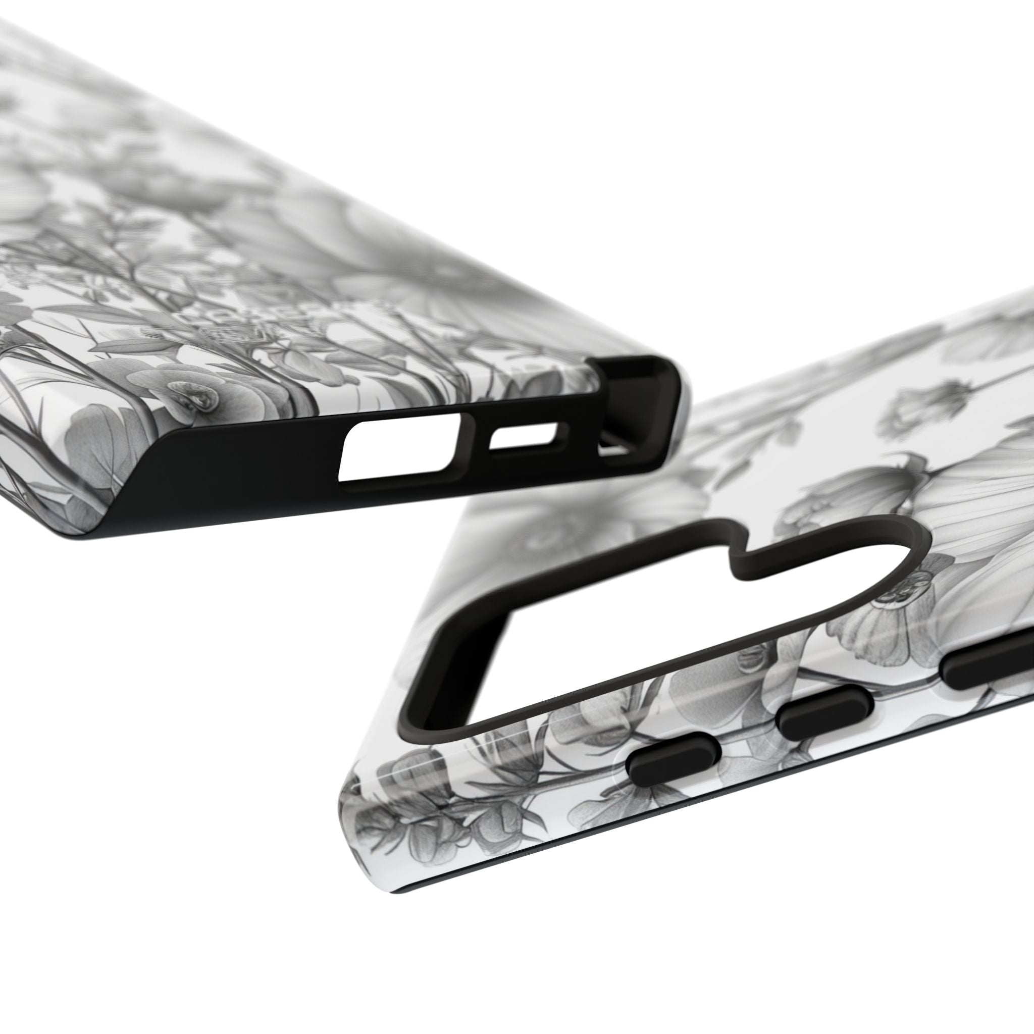 Vintage Floral Etching Samsung S24 - Tough