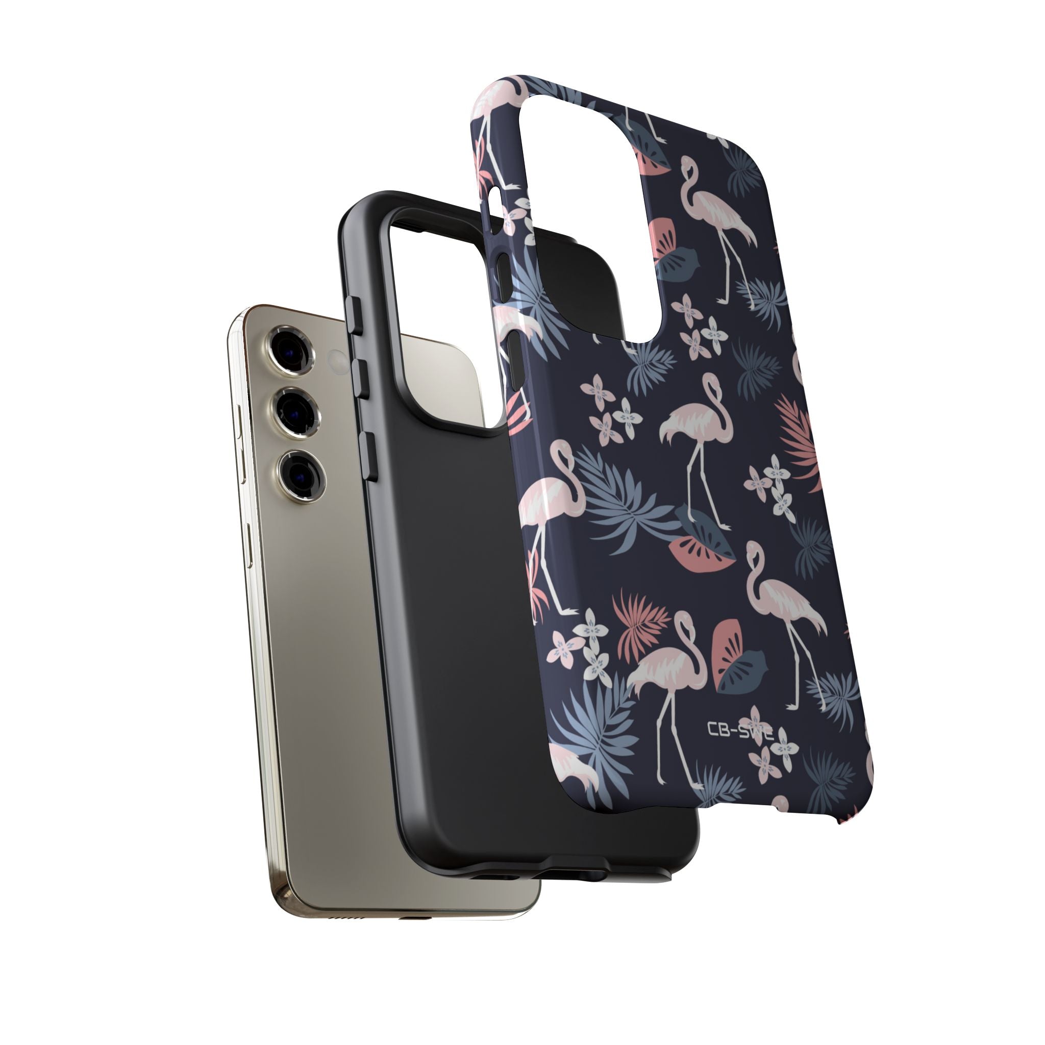Flamingos Dance Playfully - Samsung Case
