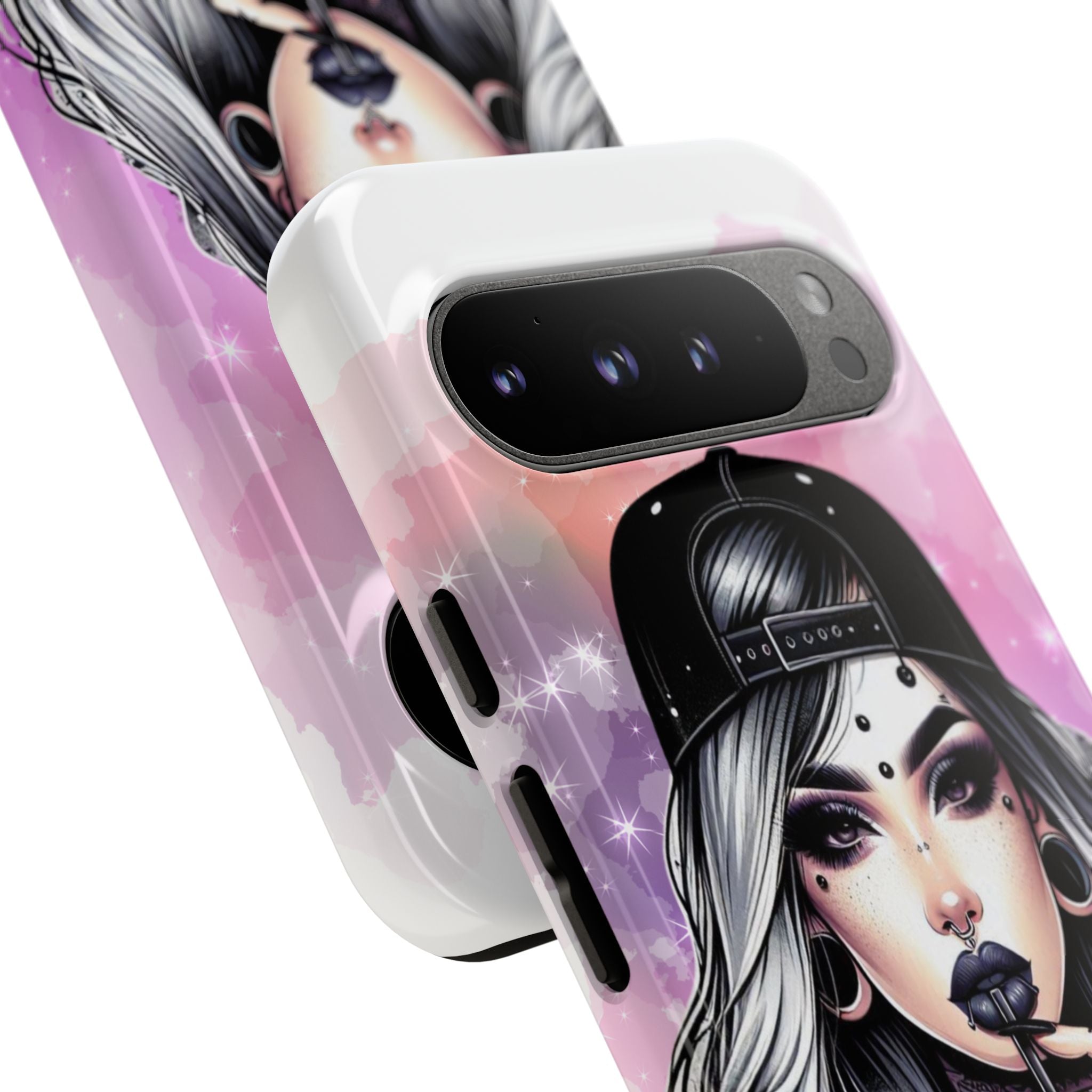 Silver Sip Nebula Google Pixel 9 Pro XL Case - Tough