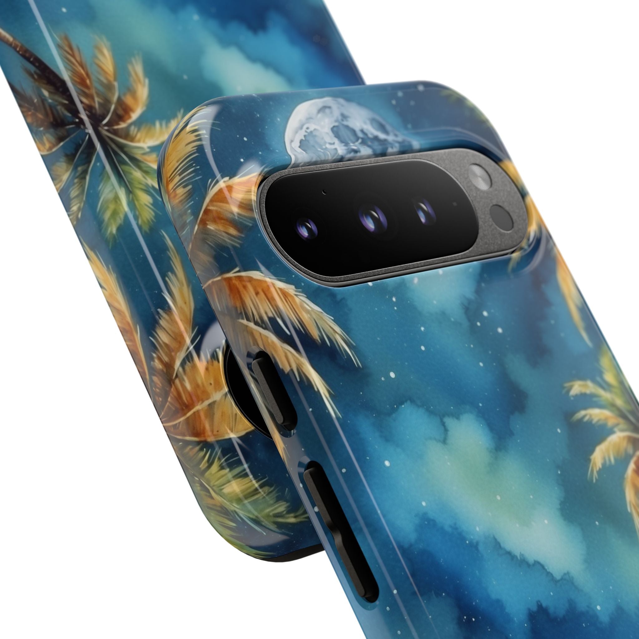 Moonlight Kisses Waves - Google Pixel Case
