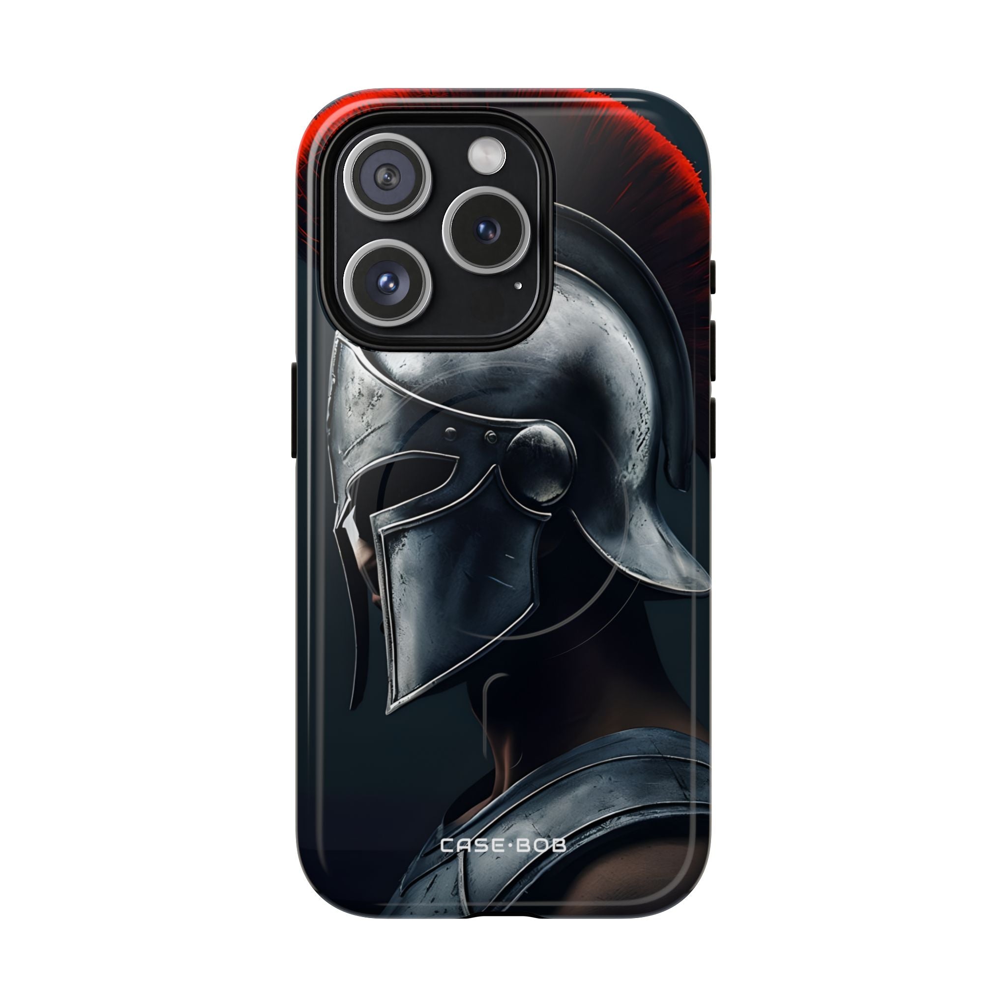 Silver Centurion iPhone 15 Pro Case - Tough+