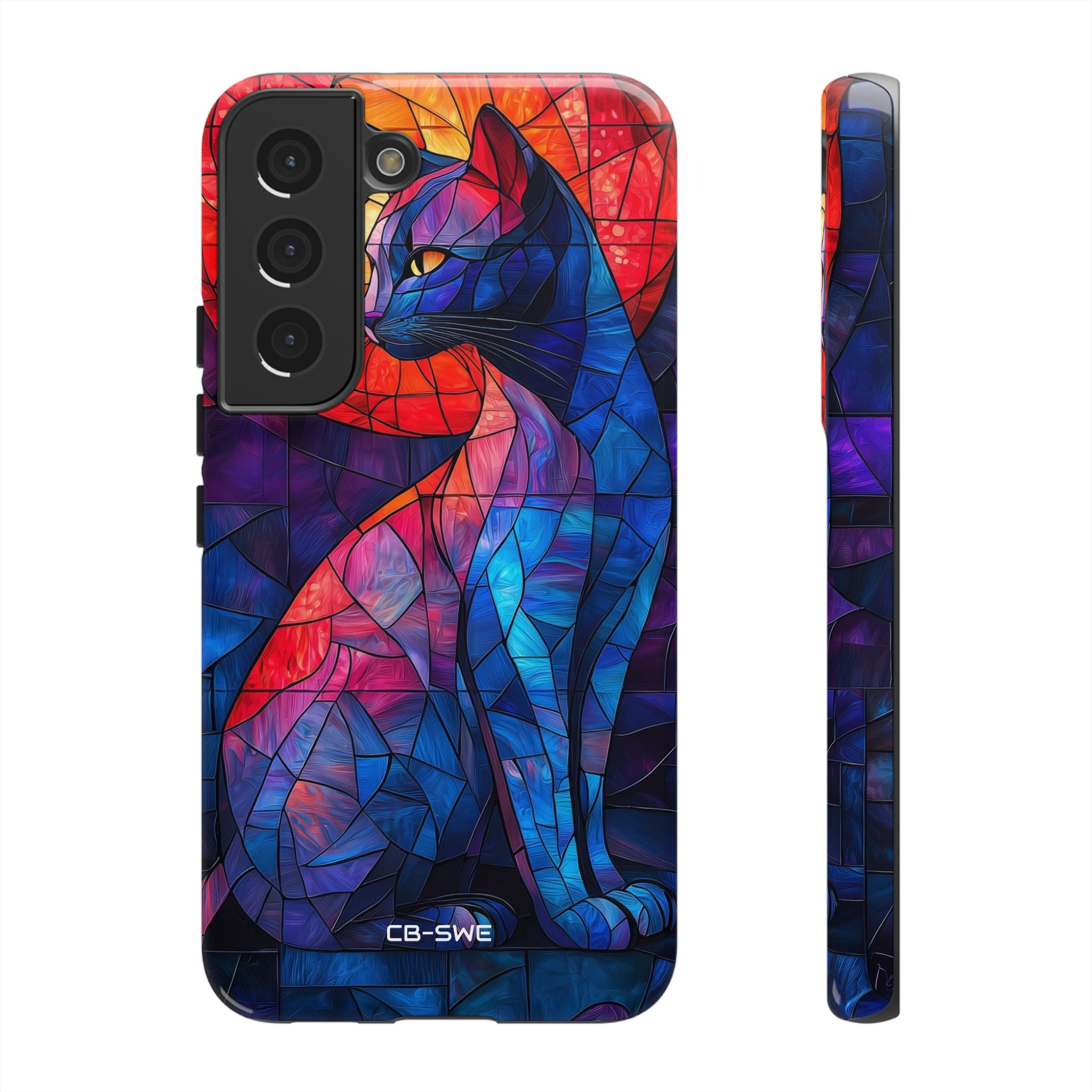 Cat Silhouettes Glow - Samsung Case