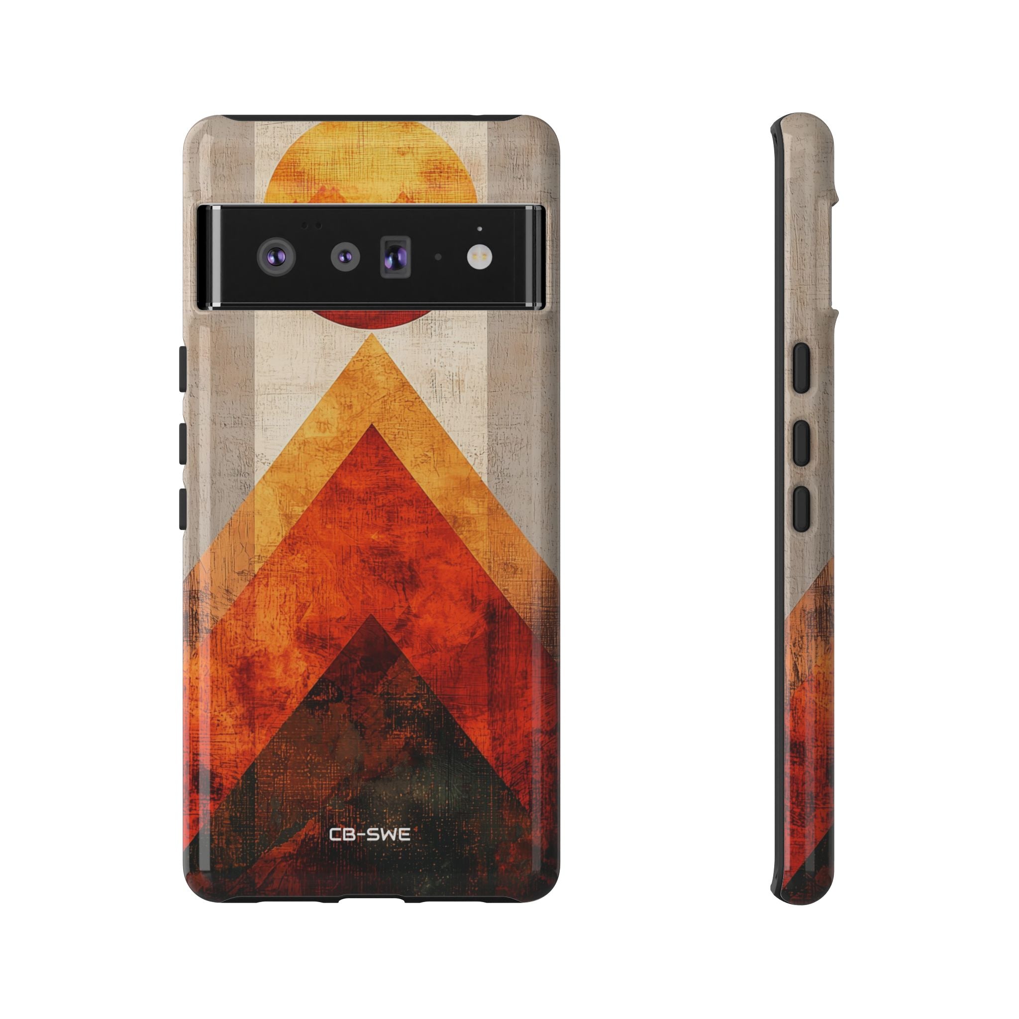 Sun Embraces Mountains - Google Pixel Case