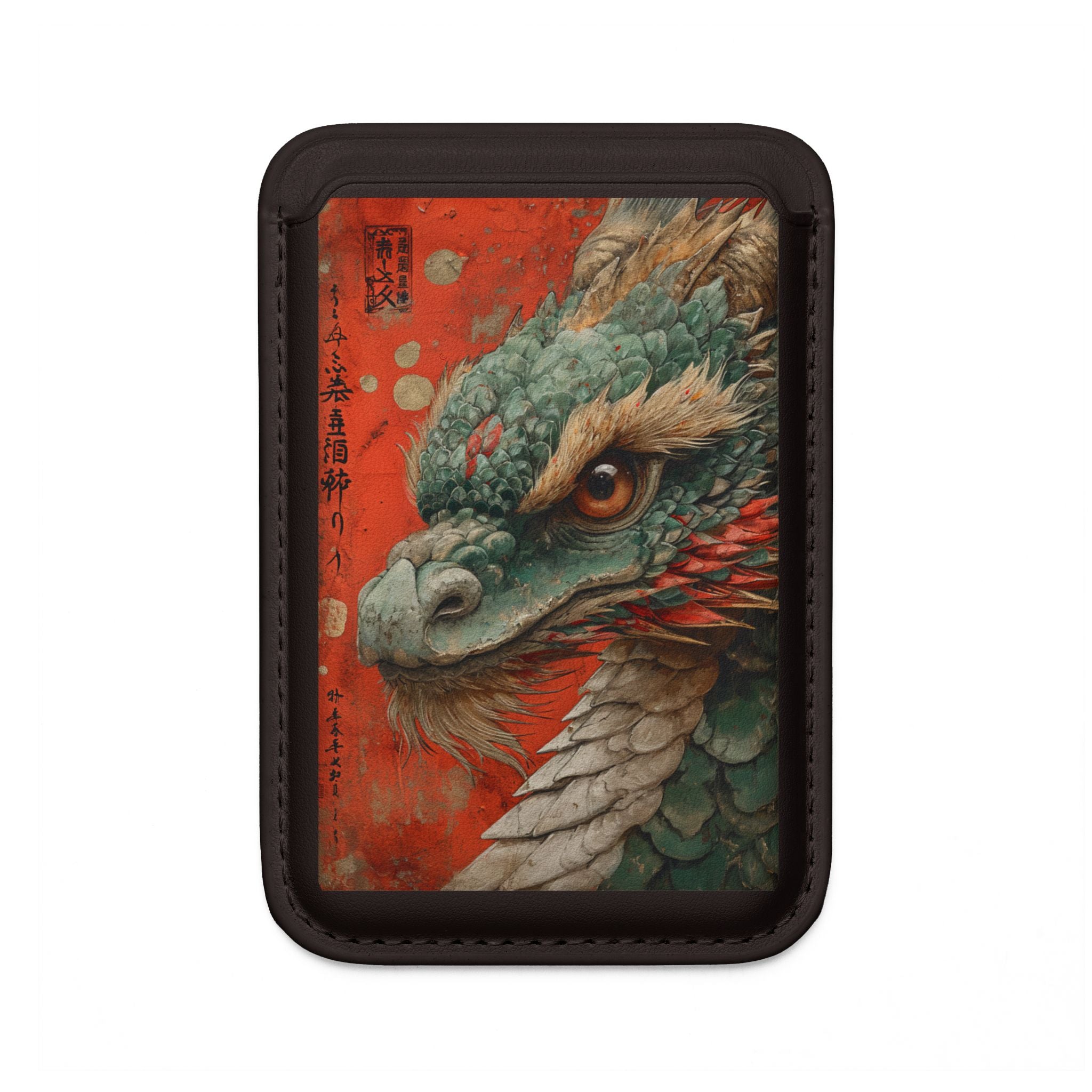 Dragon's Gaze Crimson Wallet – MagSafe Ready