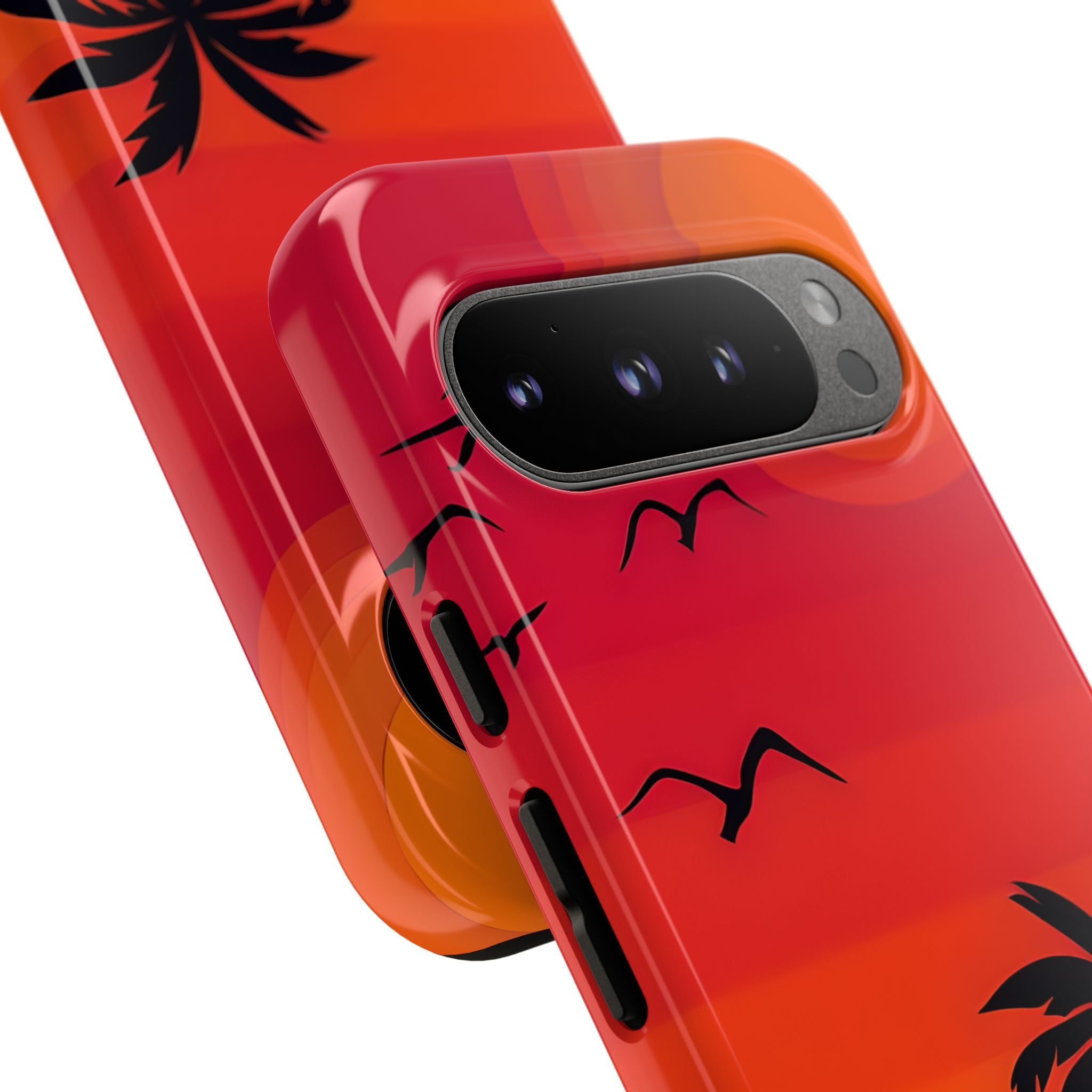 Summer Sunset Silhouettes - Google Pixel Case