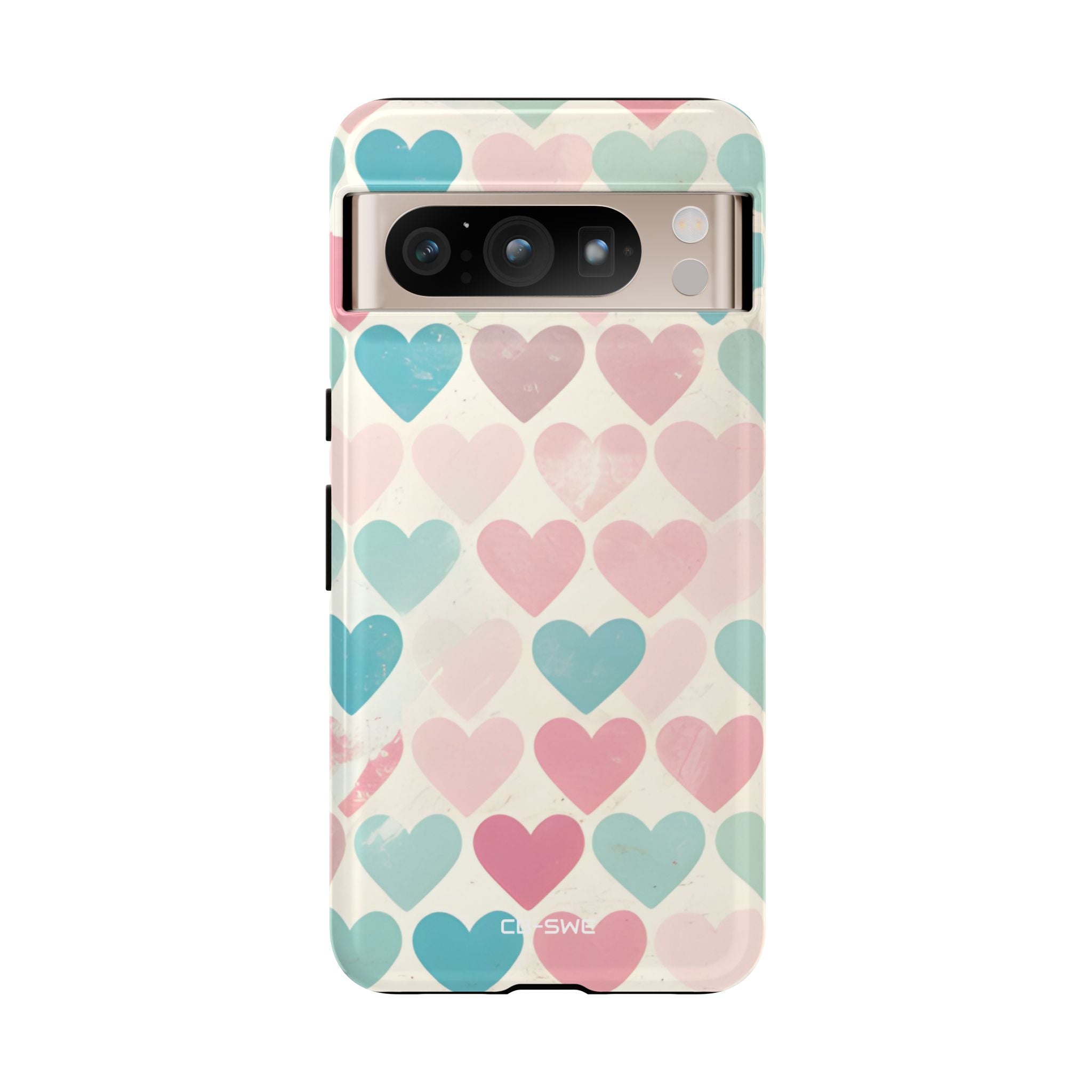 Retro Hearts Symmetry - Google Pixel Case