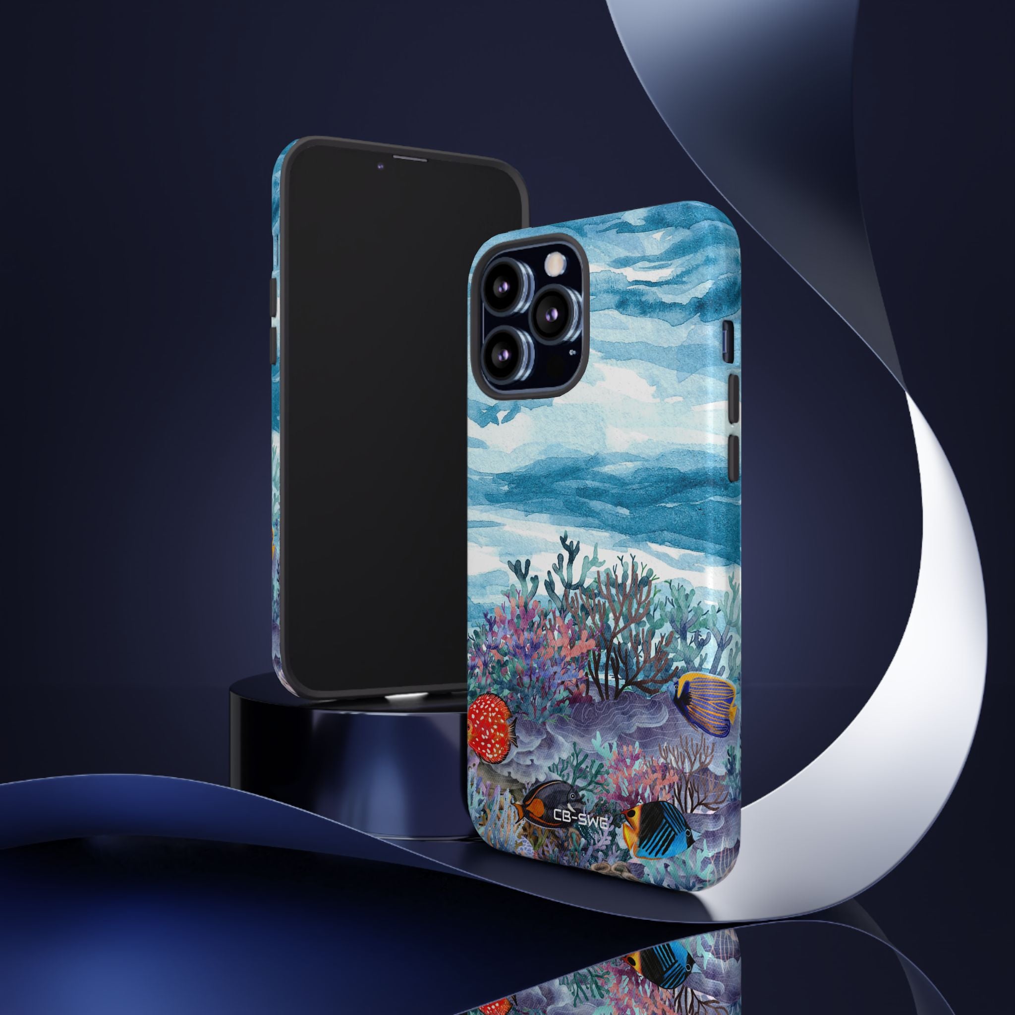 Aquatic Life Watercolors - iPhone Case