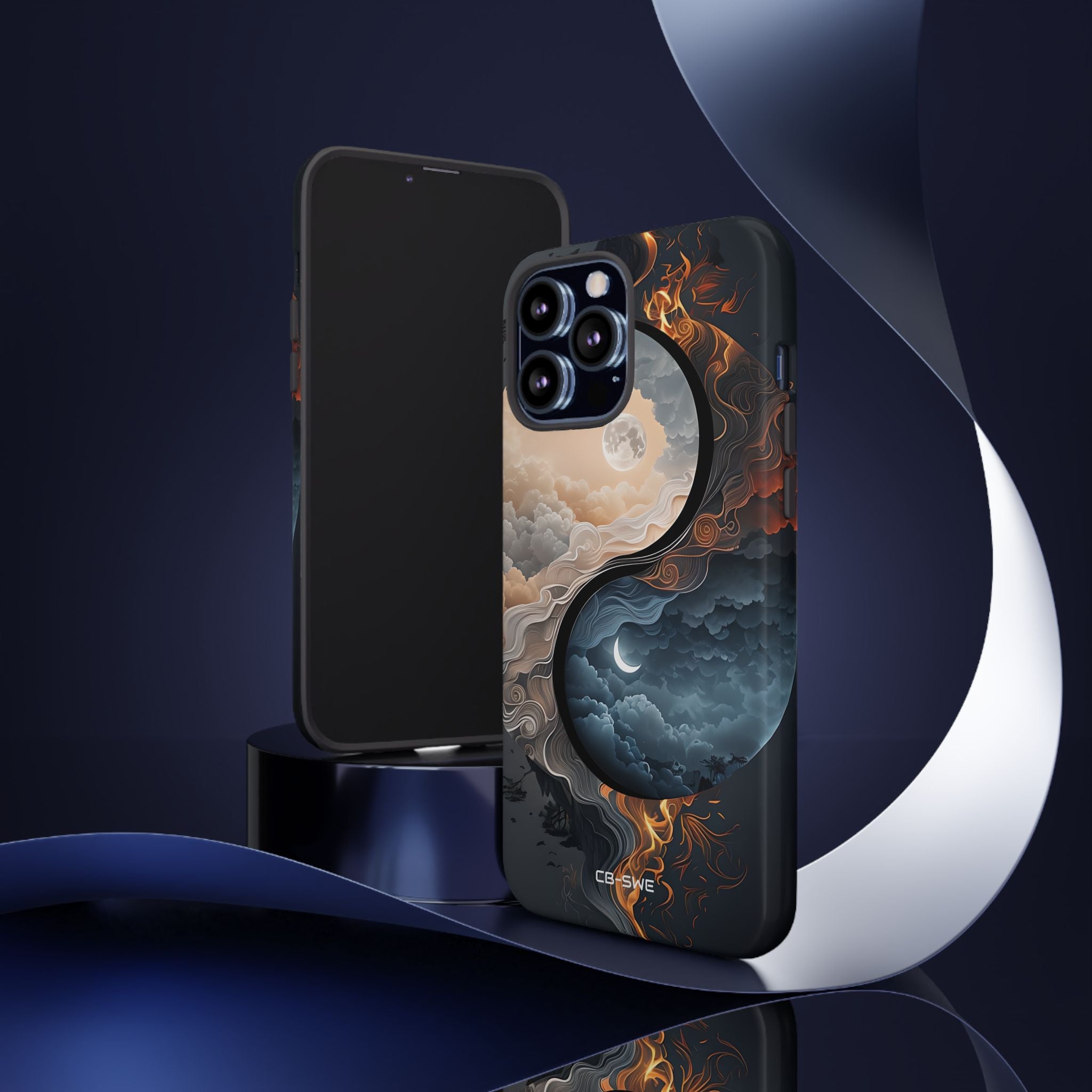 Moonlit Elemental Harmony - iPhone Case
