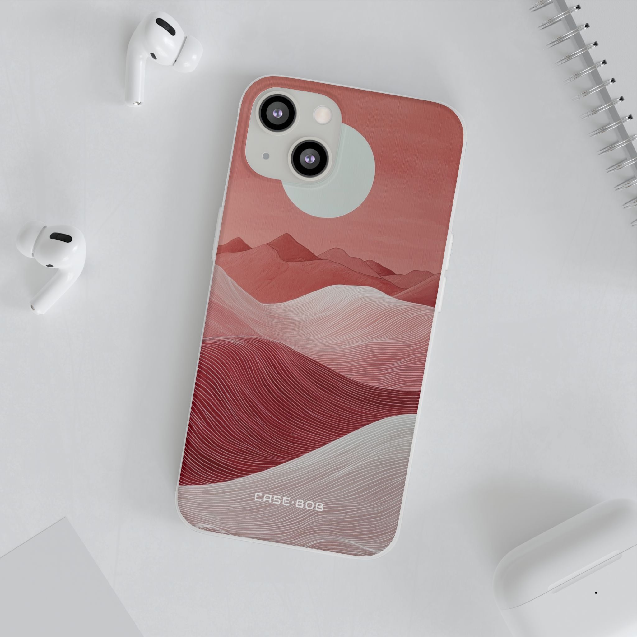 White Orb Dunes iPhone 13 - Soft