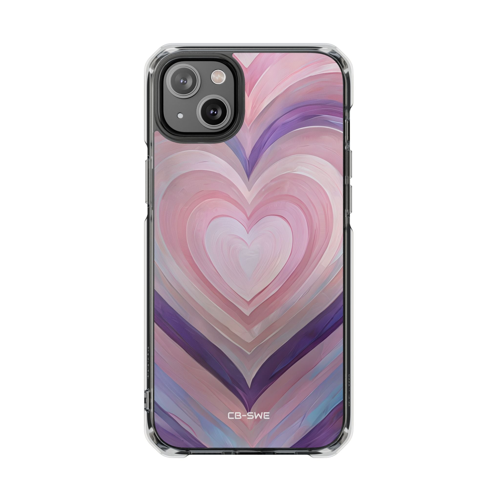 Impressionistic Heart Layers iPhone Case - Impact