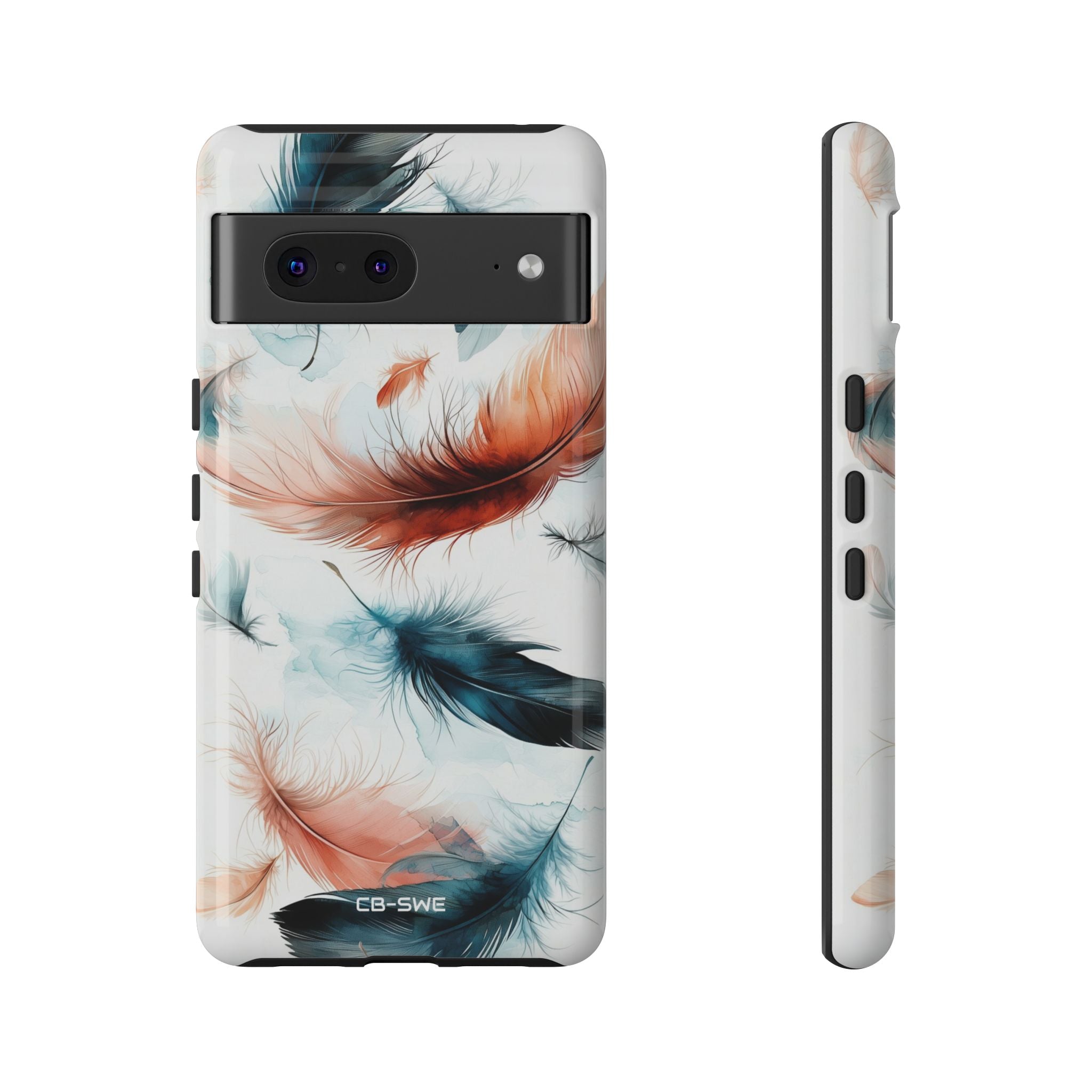 Feathers Drift Softly - Google Pixel Case
