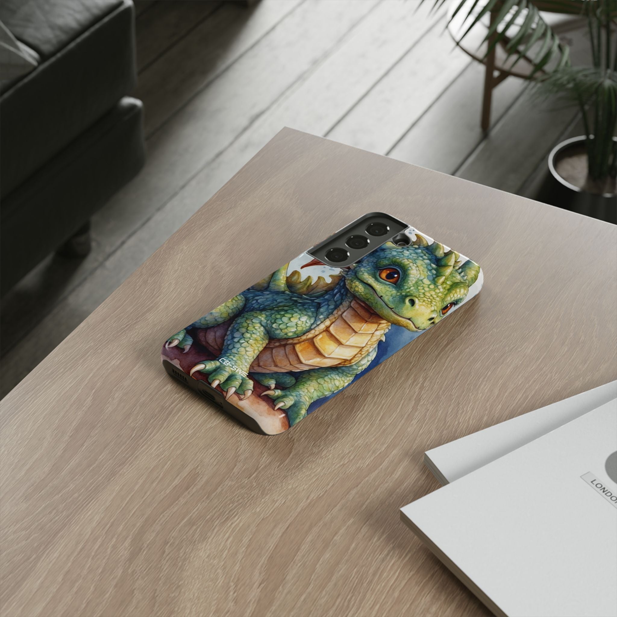 Green Dragon Smiles - Samsung Case