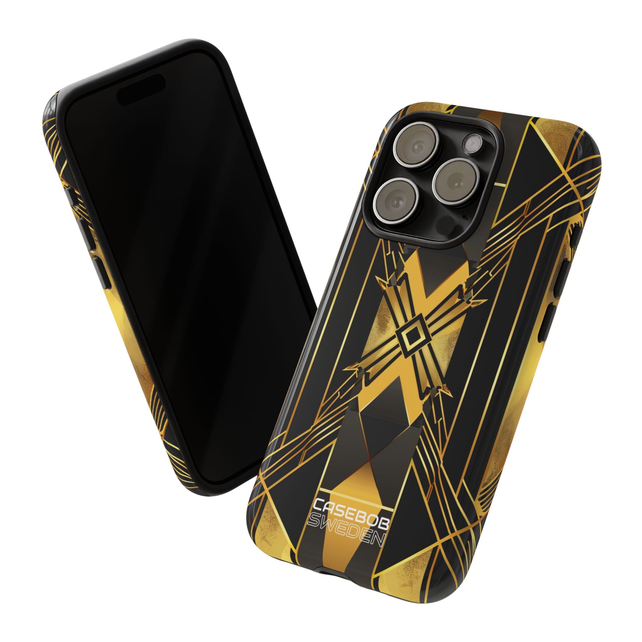 Golden Deco Symphony iPhone 15 - Tough