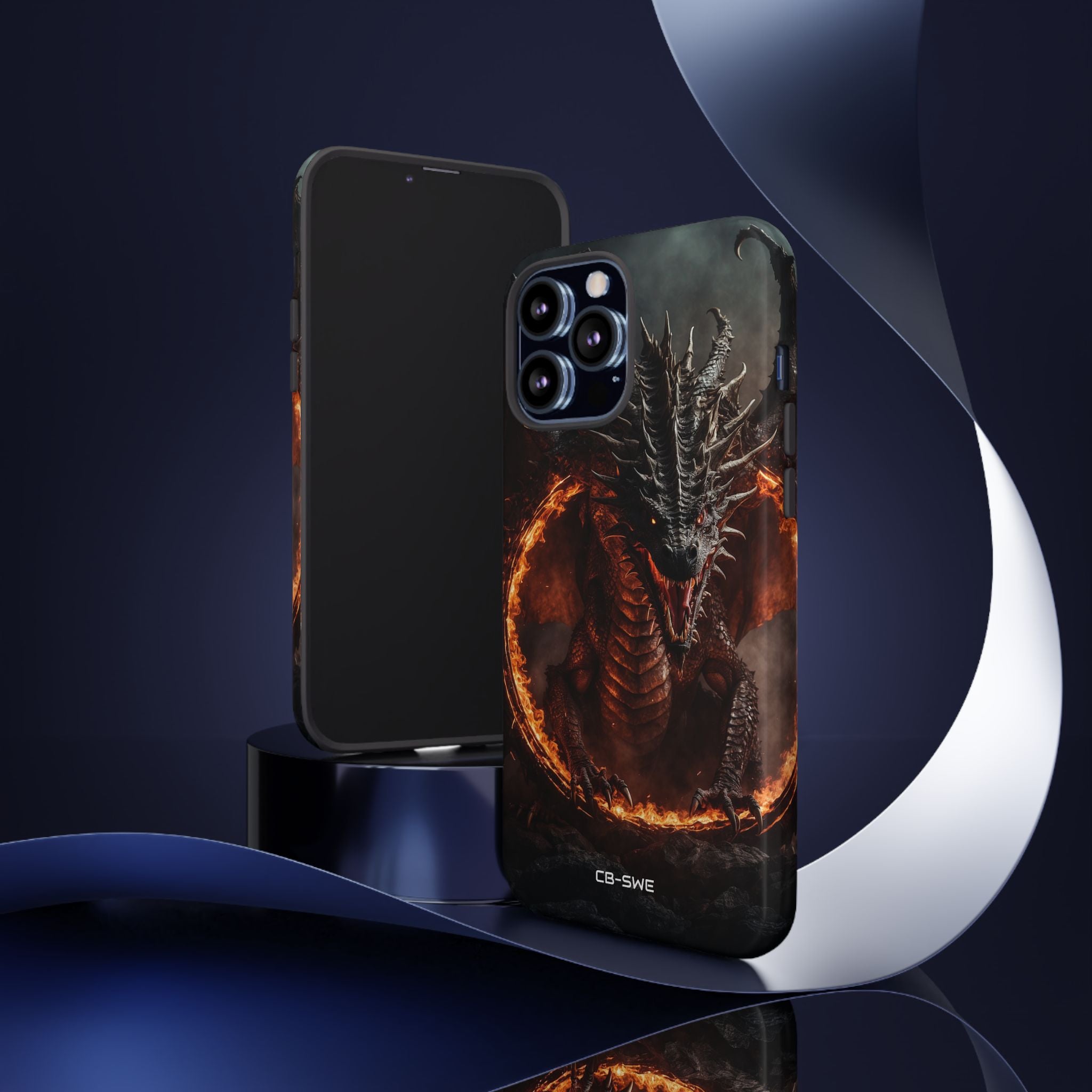 Fiery Dragon Roars - iPhone Case