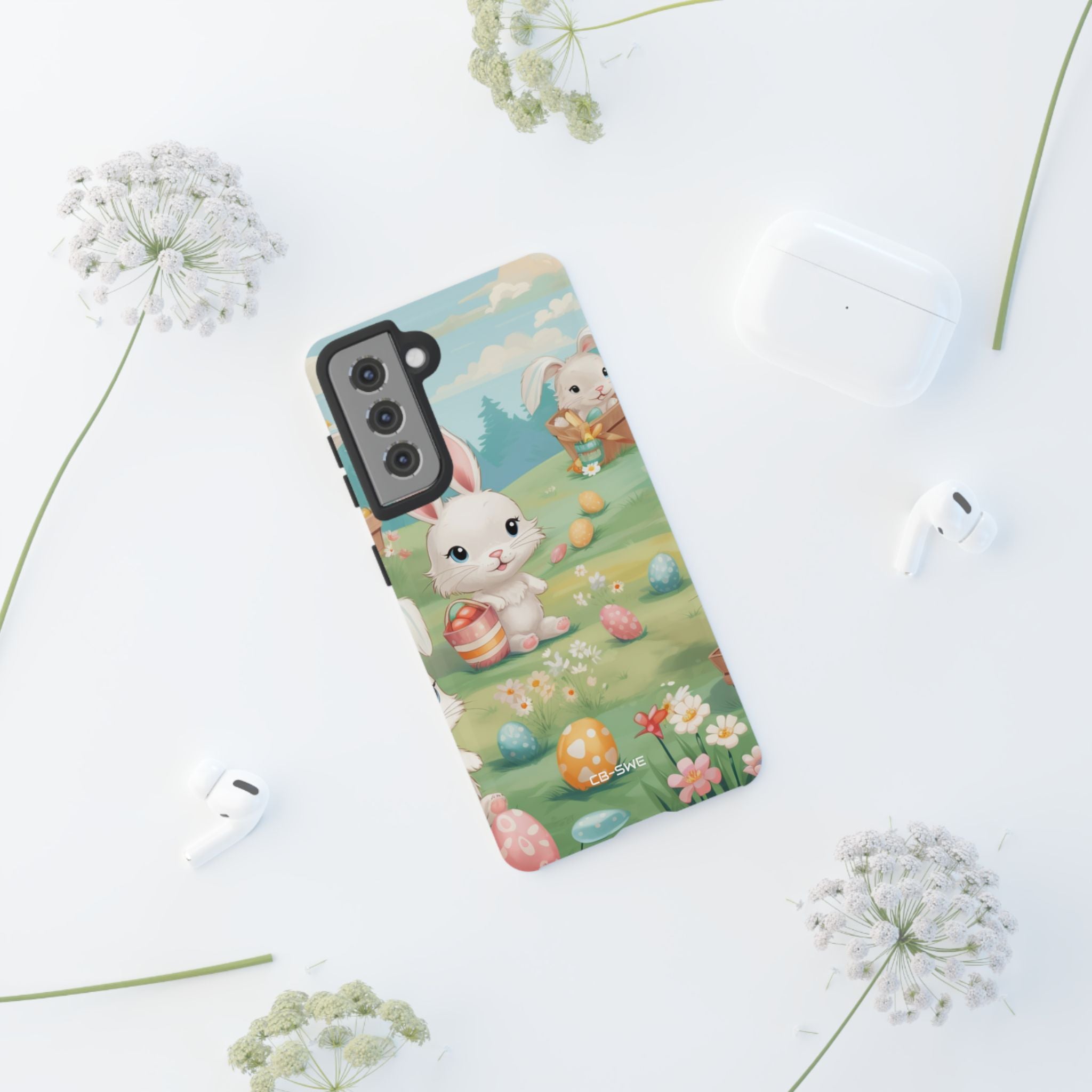 Bunnies Hunt Eggs - Samsung Case