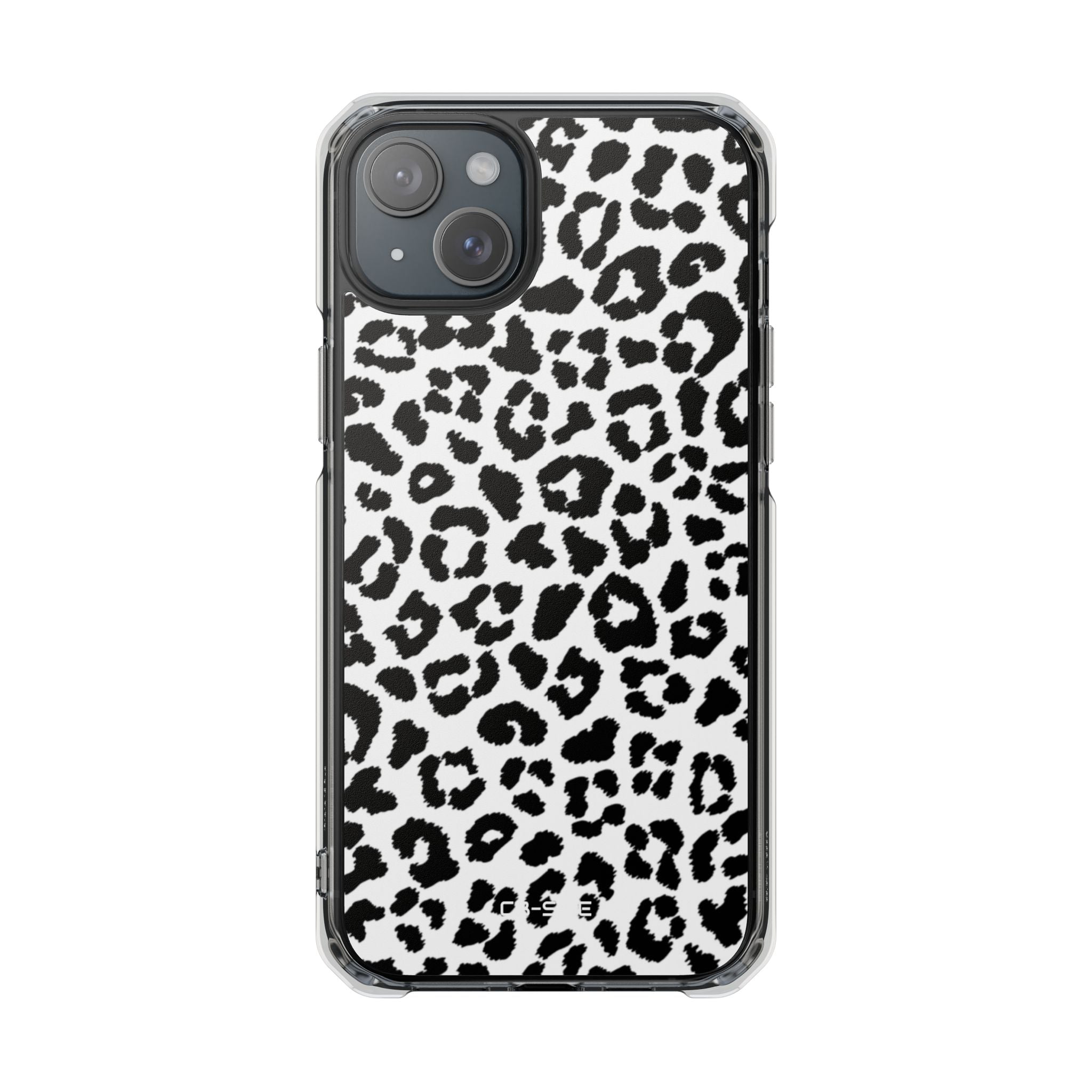 Monochrome Leopard Essence iPhone Case - Impact