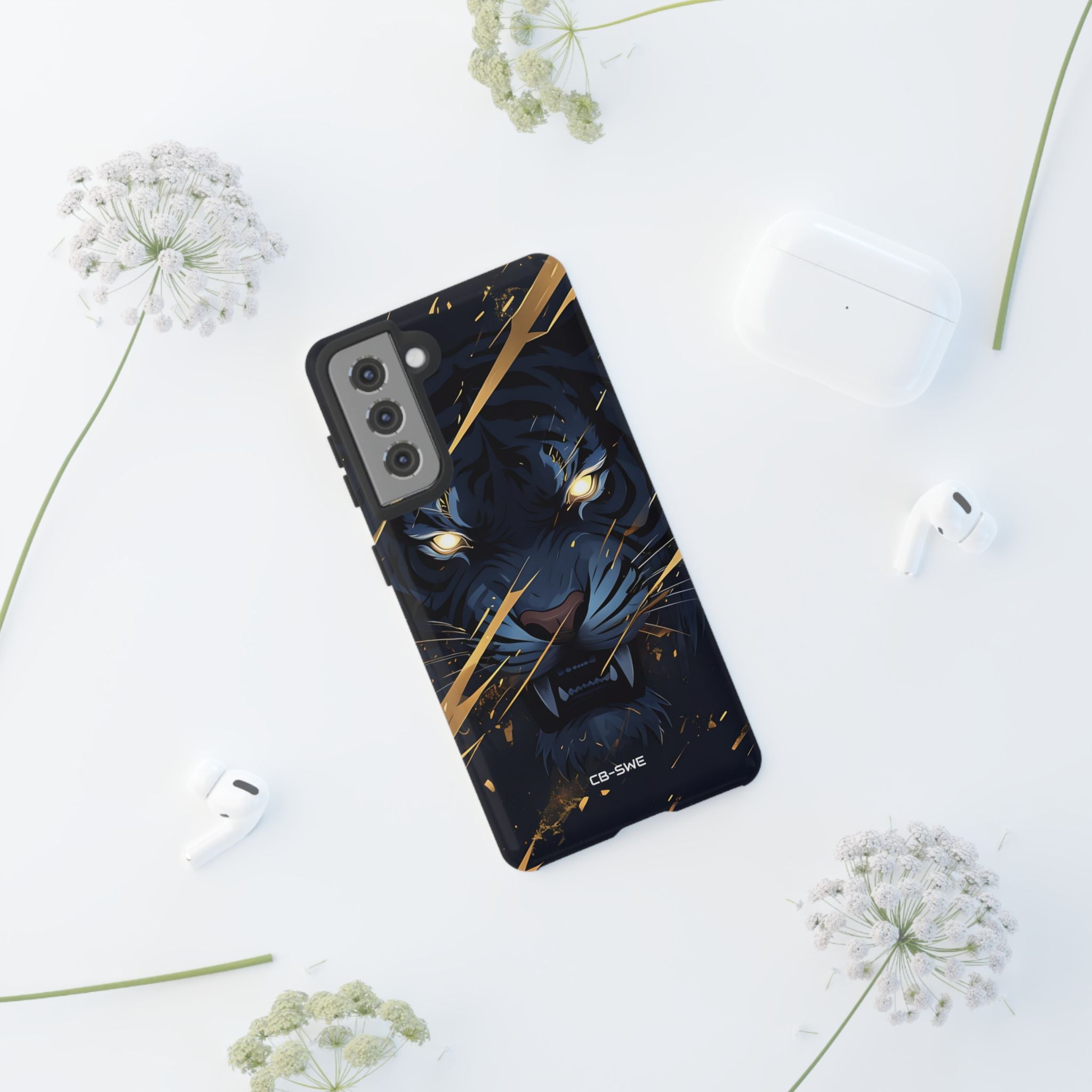 Tiger's Glowing Gaze - Samsung Case