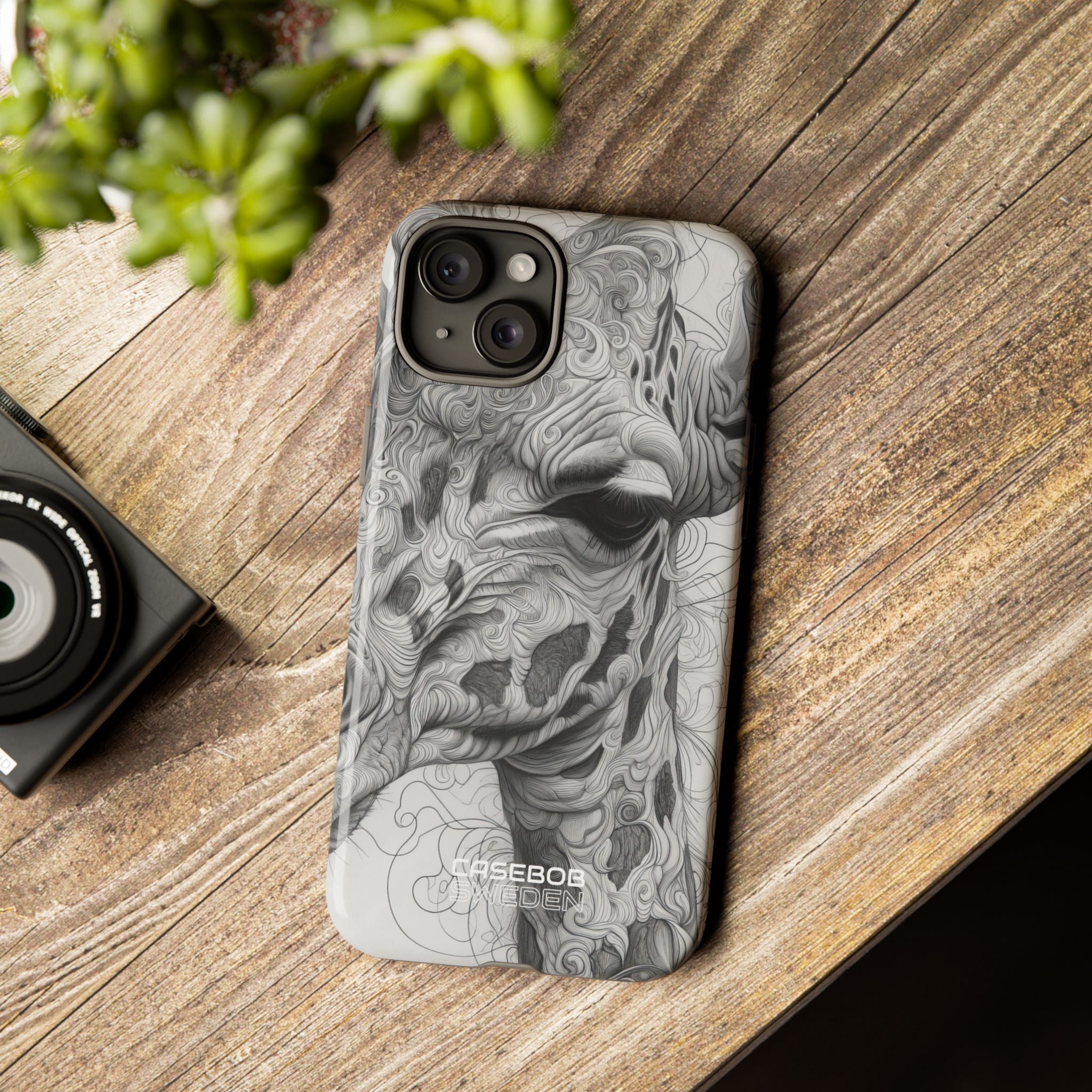 Arte Giraffa Vorticosa iPhone 15 - Tough