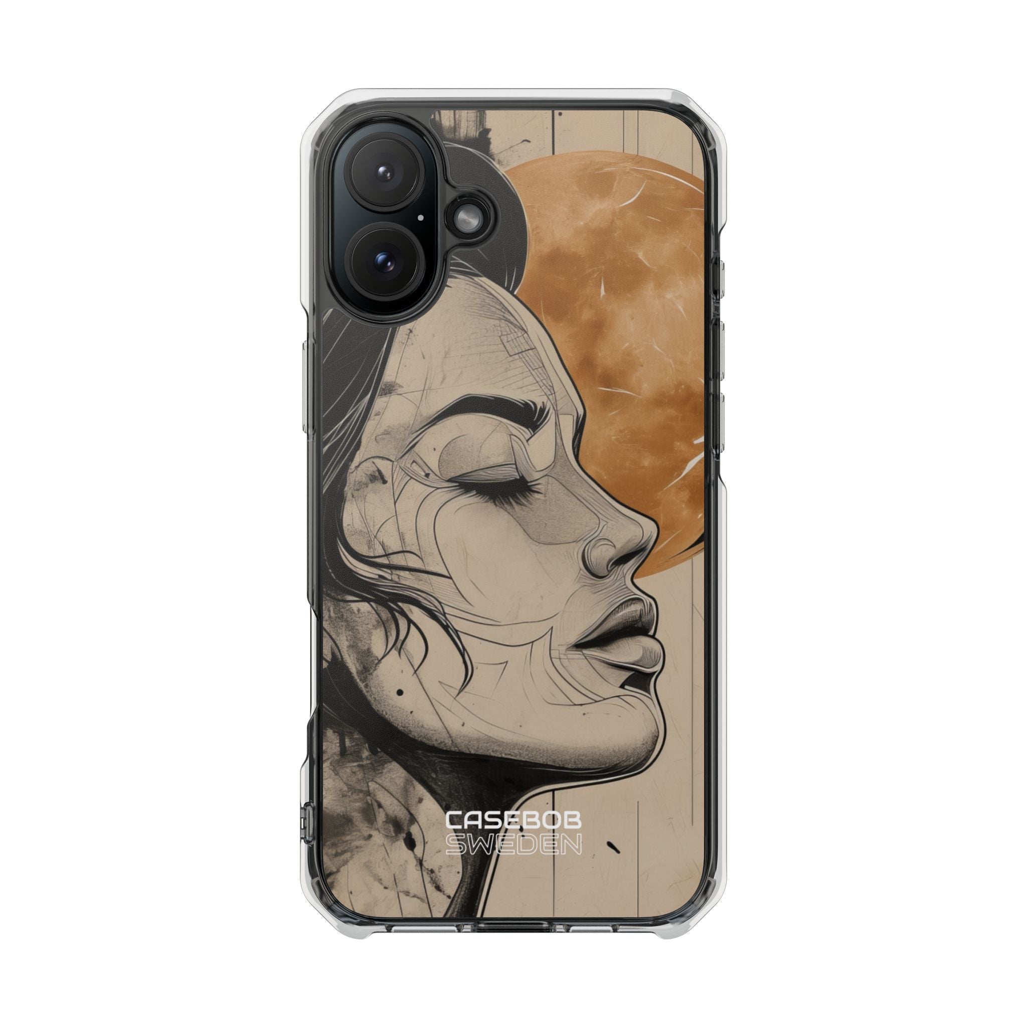 Moonlit Face Flow iPhone 16 - Impact Clear+