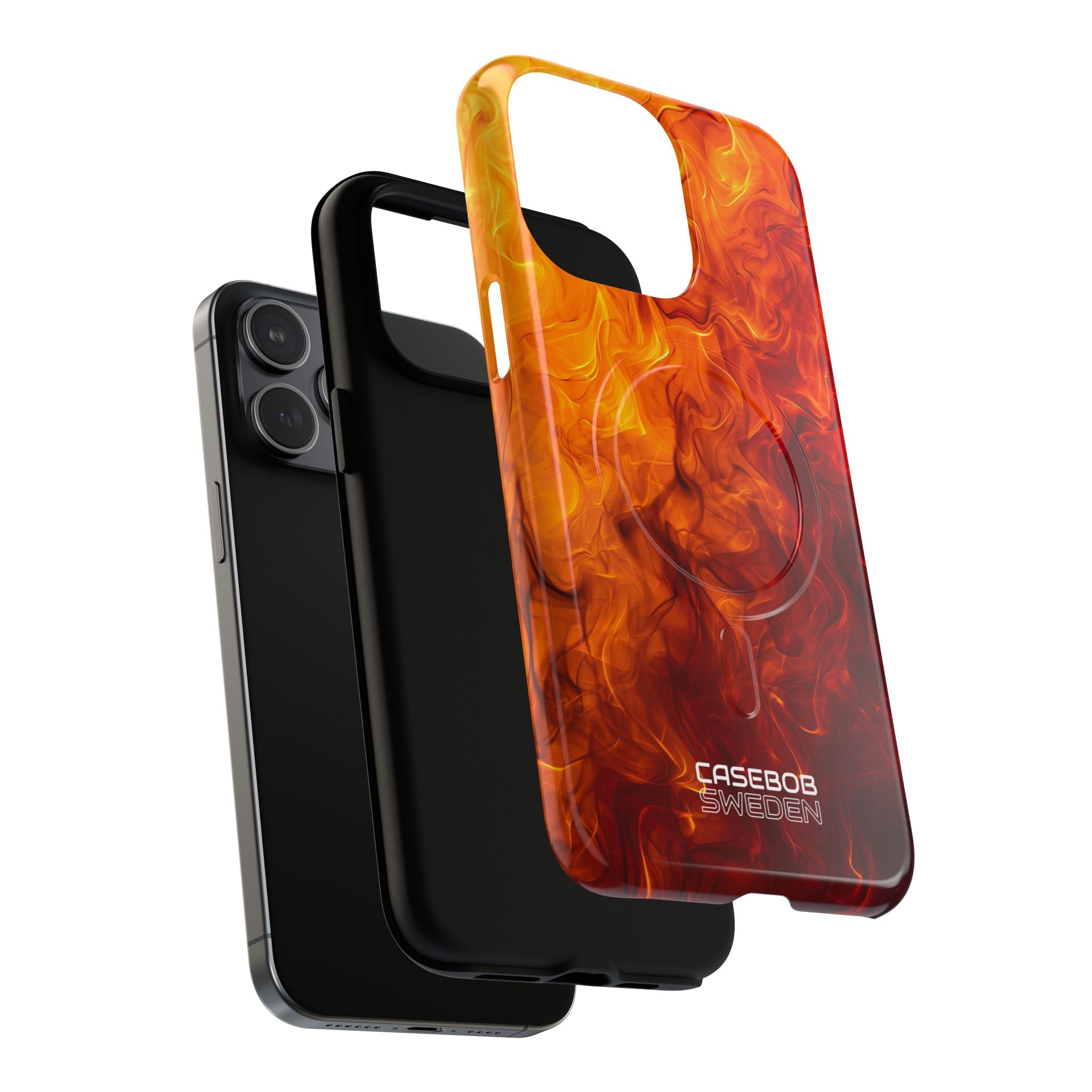 Flaming Energy Swirl iPhone 15 - Tough+